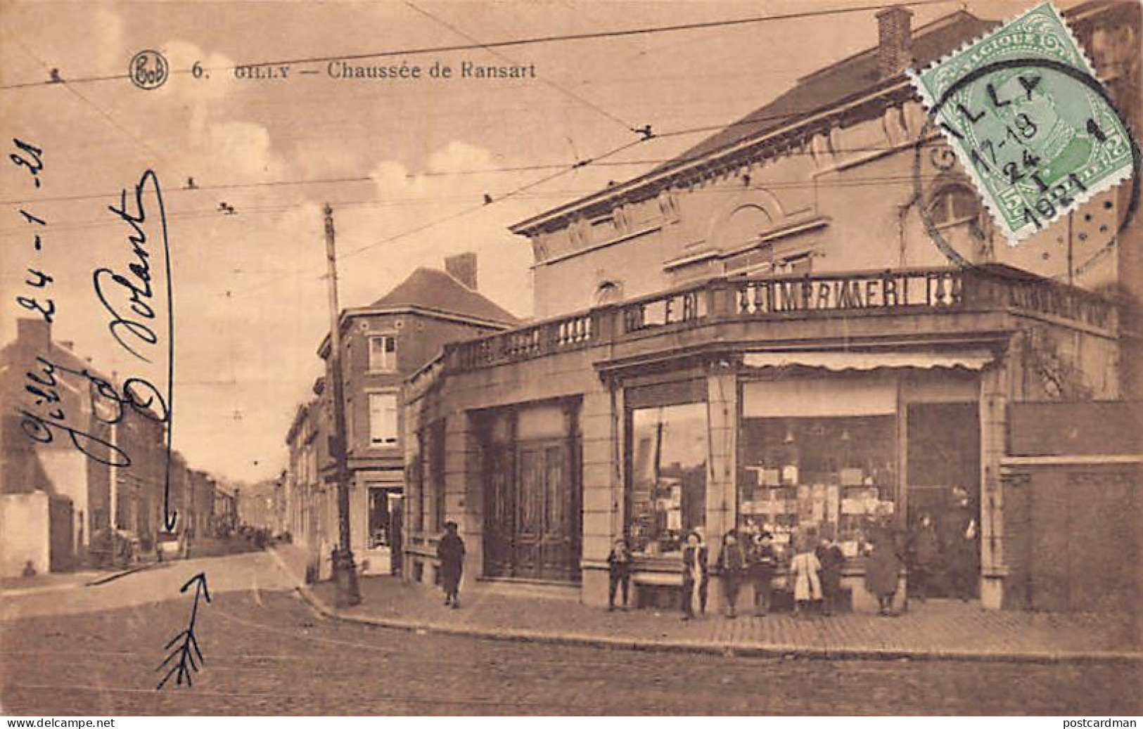 Belgique - GILLY (Hainaut) Chaussée de Ransart