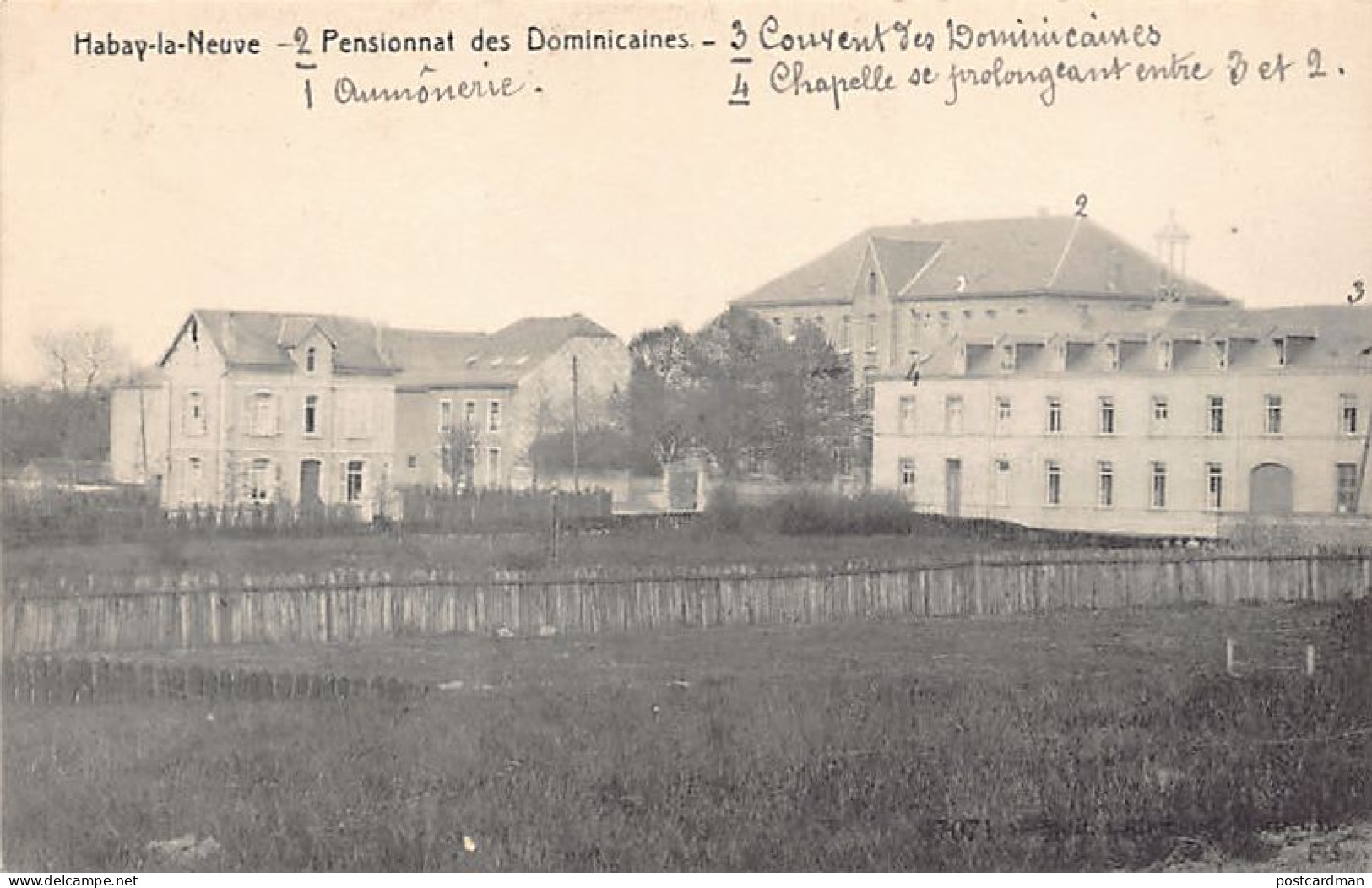 Belgique - HABAY LA NEUVE (Lux.) Pensionnat des Dominicaines