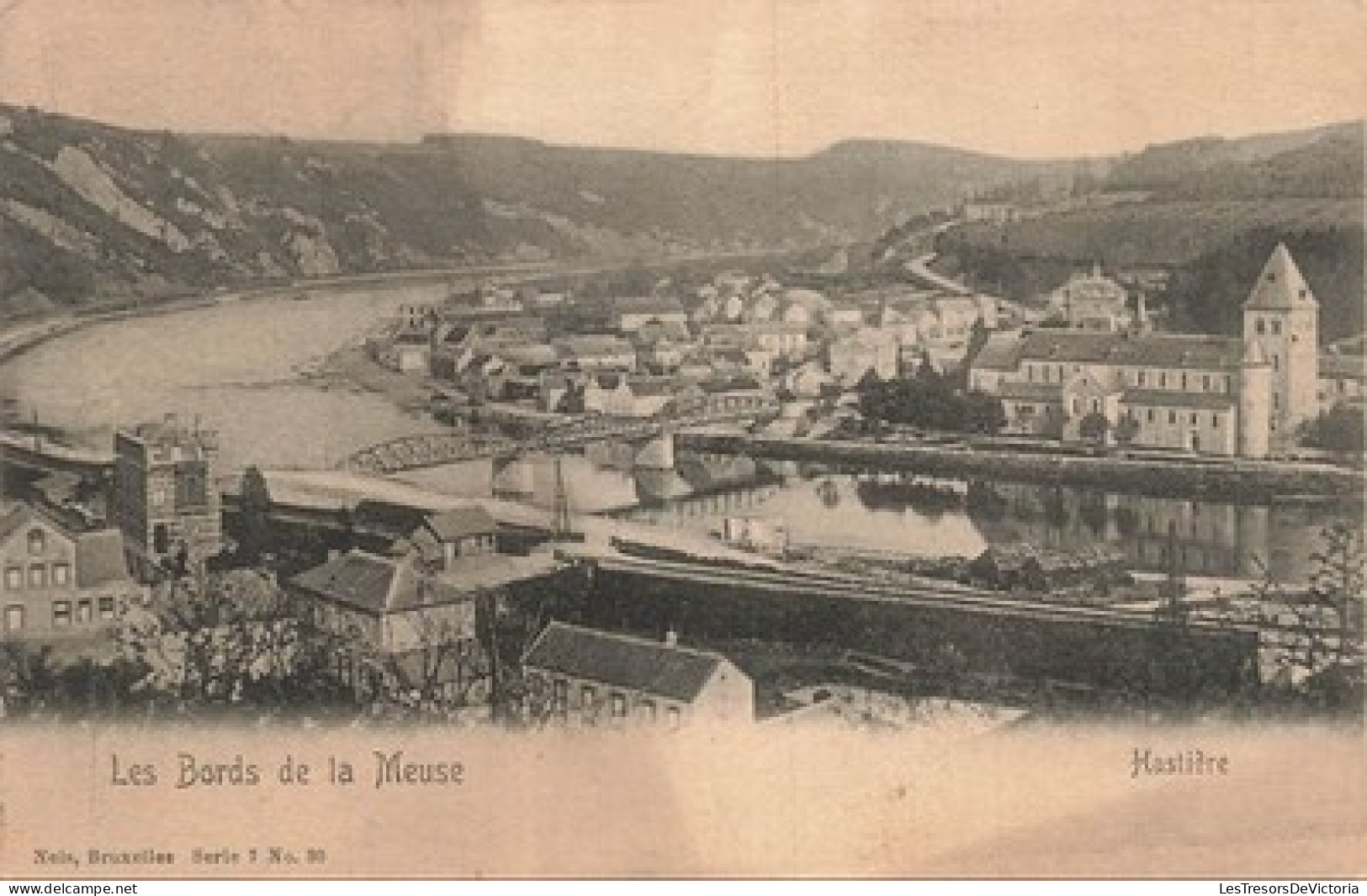 BELGIQUE - Hastière - Bord - Meuse - maison - vue panoramique - Nels - CPA