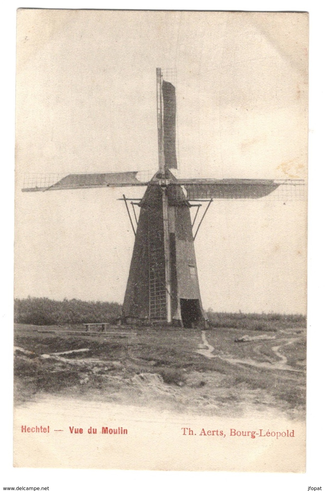 BELGIQUE - HECHTEL vue du Moulin (voir descriptif)