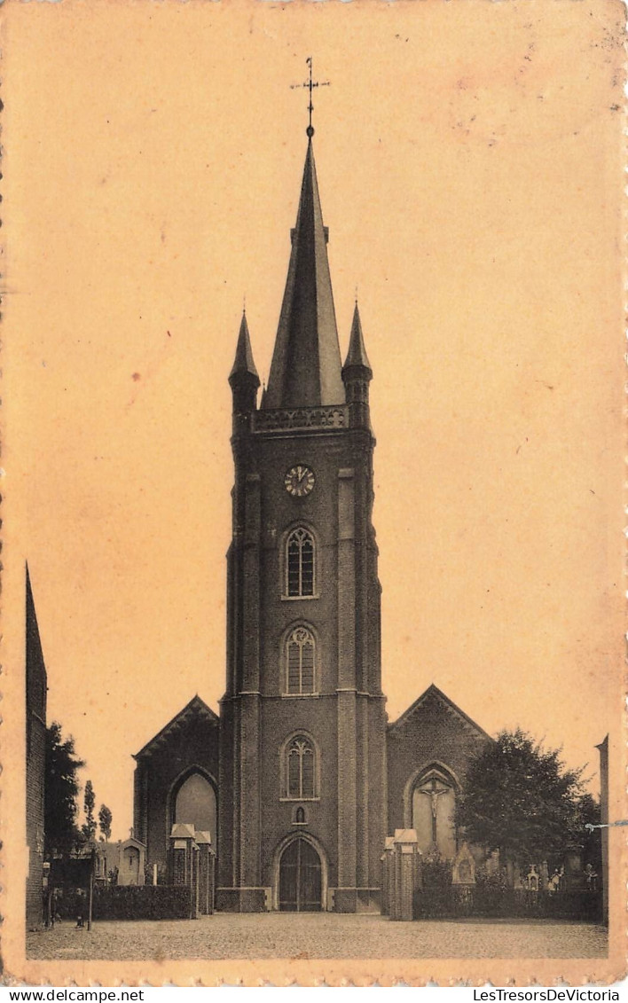 BELGIQUE - Hooglede - Gits - Zicht der Kerk langs buiten - A. Lebbe-Roelens - Carte postale ancienne