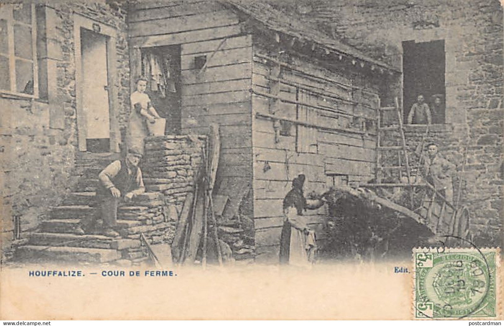 Belgique - HOUFFALIZE (Lux.) Cour de ferme