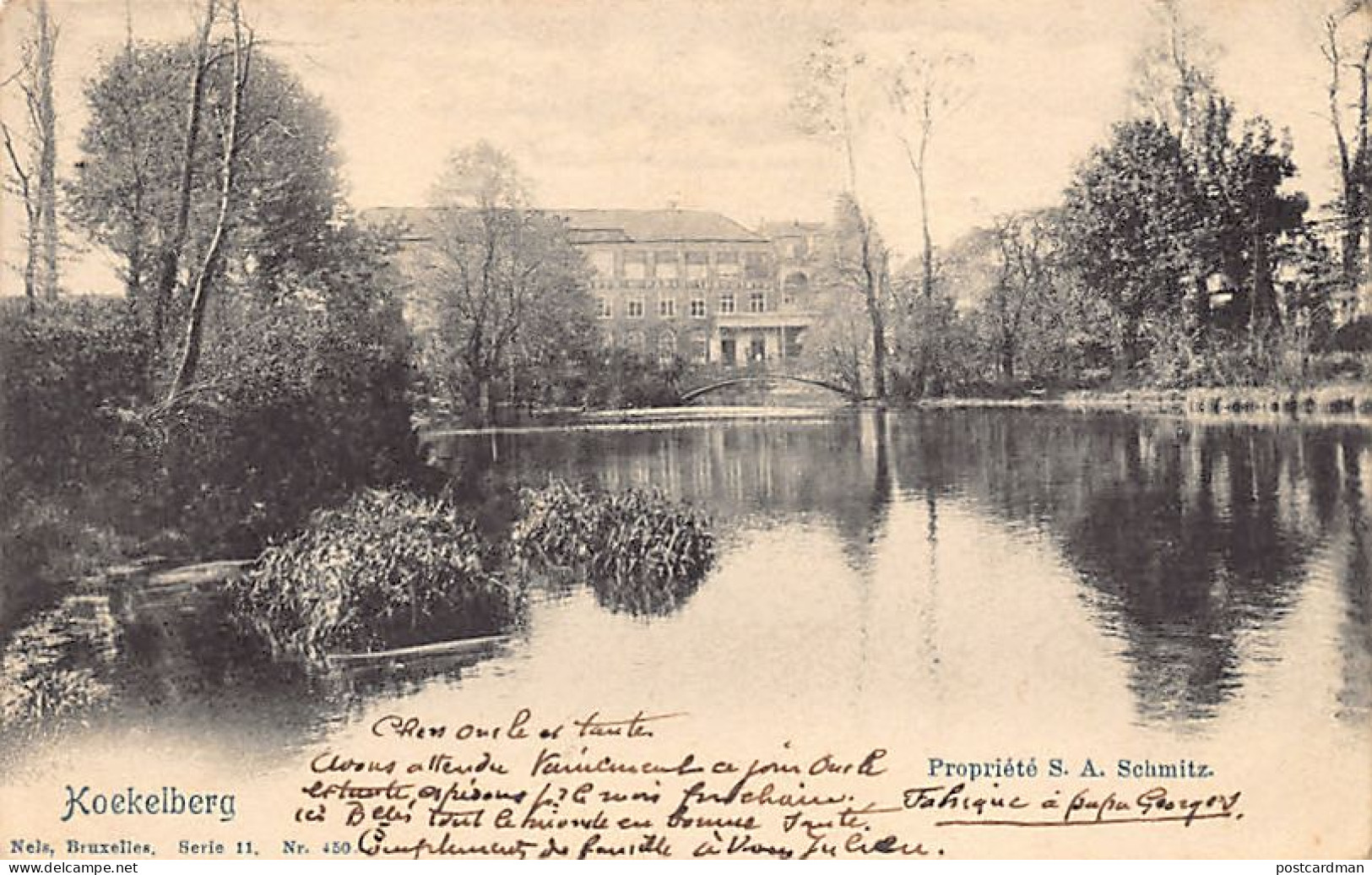 Belgique - KOEKELBERG (Brux. Cap.) Propriété S. A. Schmitz - Ed. Nels Série 11 N. 450