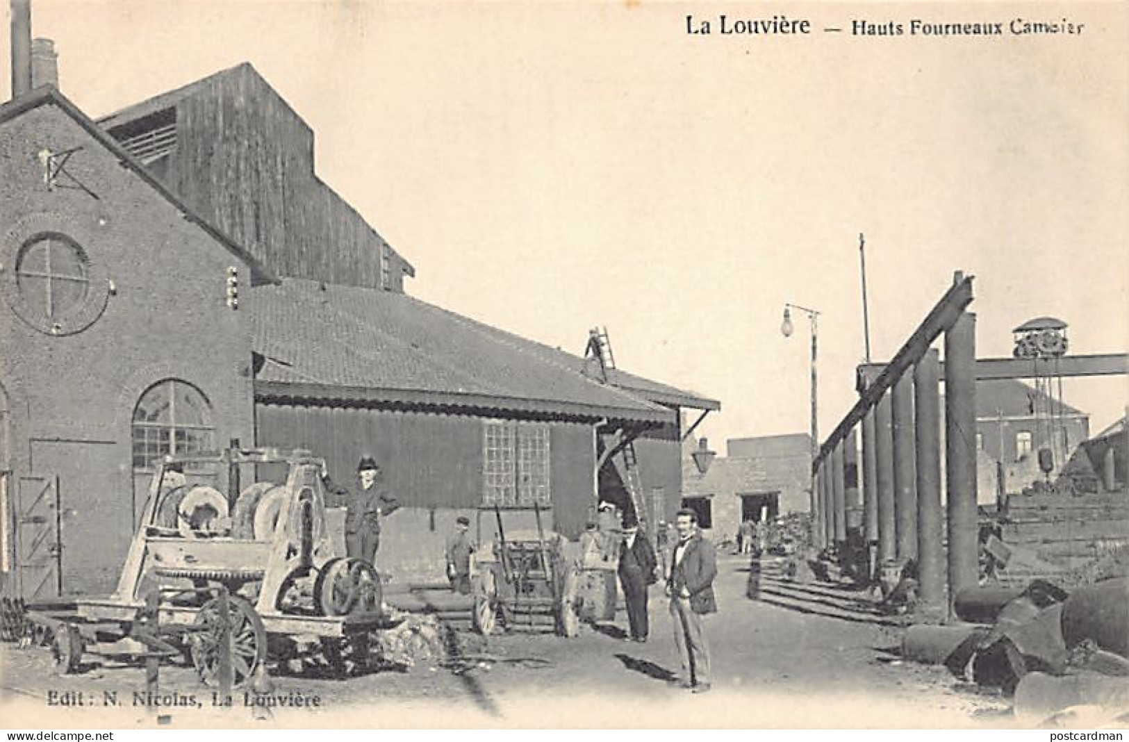 Belgique - LA LOUVIÈRE (Hainaut) Hauts-Fourneaux Cambier