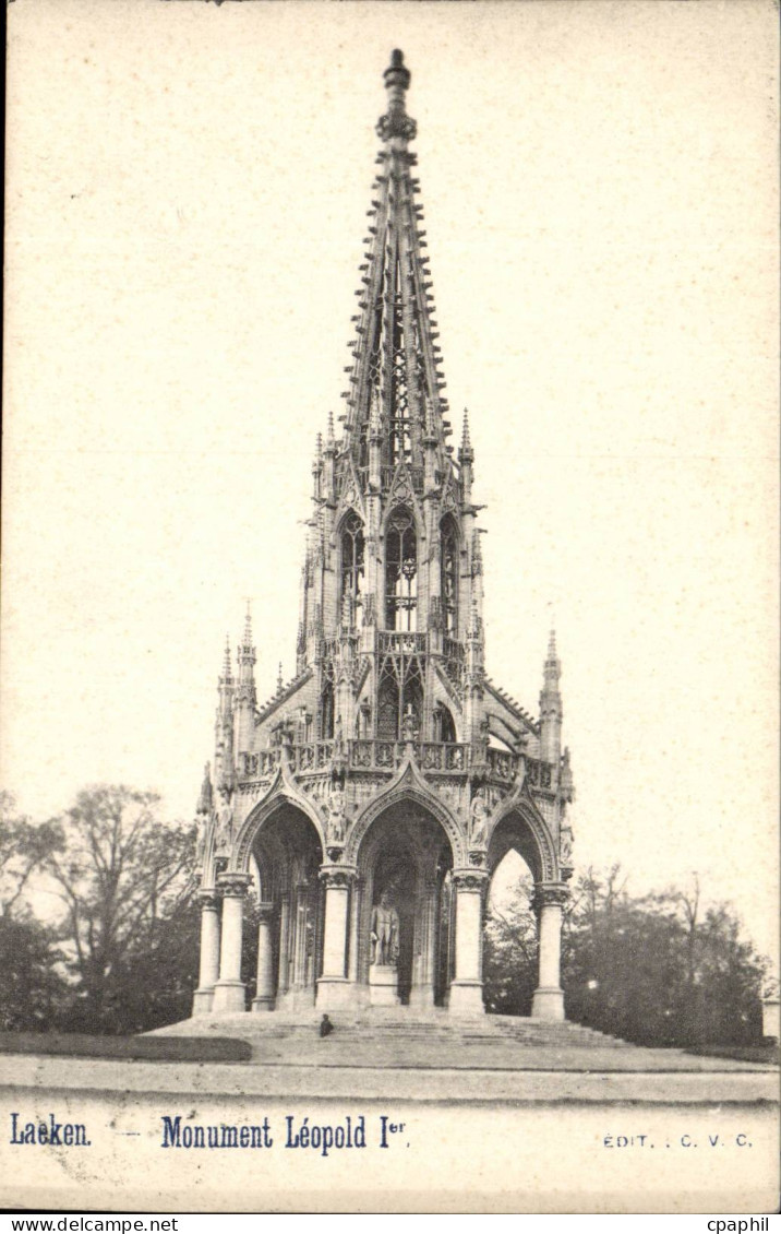 Belgique Laeken CPA monument Leopold 1er