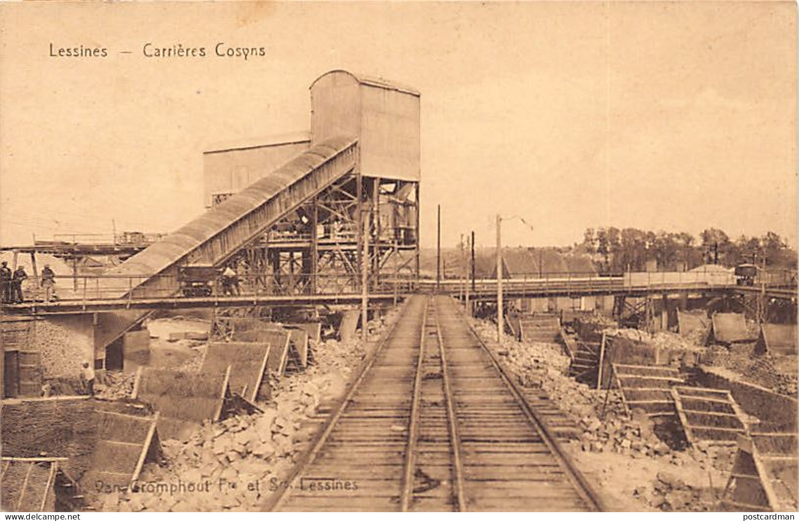 Belgique - LESSINES (Hainaut) Carrières Cosyns