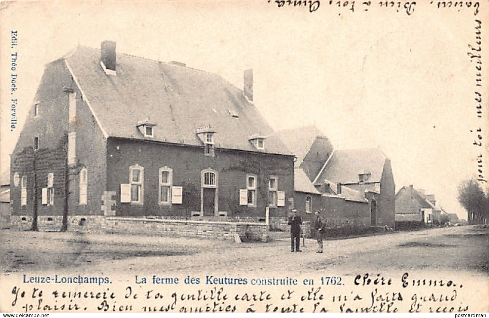 Belgique - LEUZE LONGCHAMPS (Hainaut) La ferme des Keutures construite en 1762