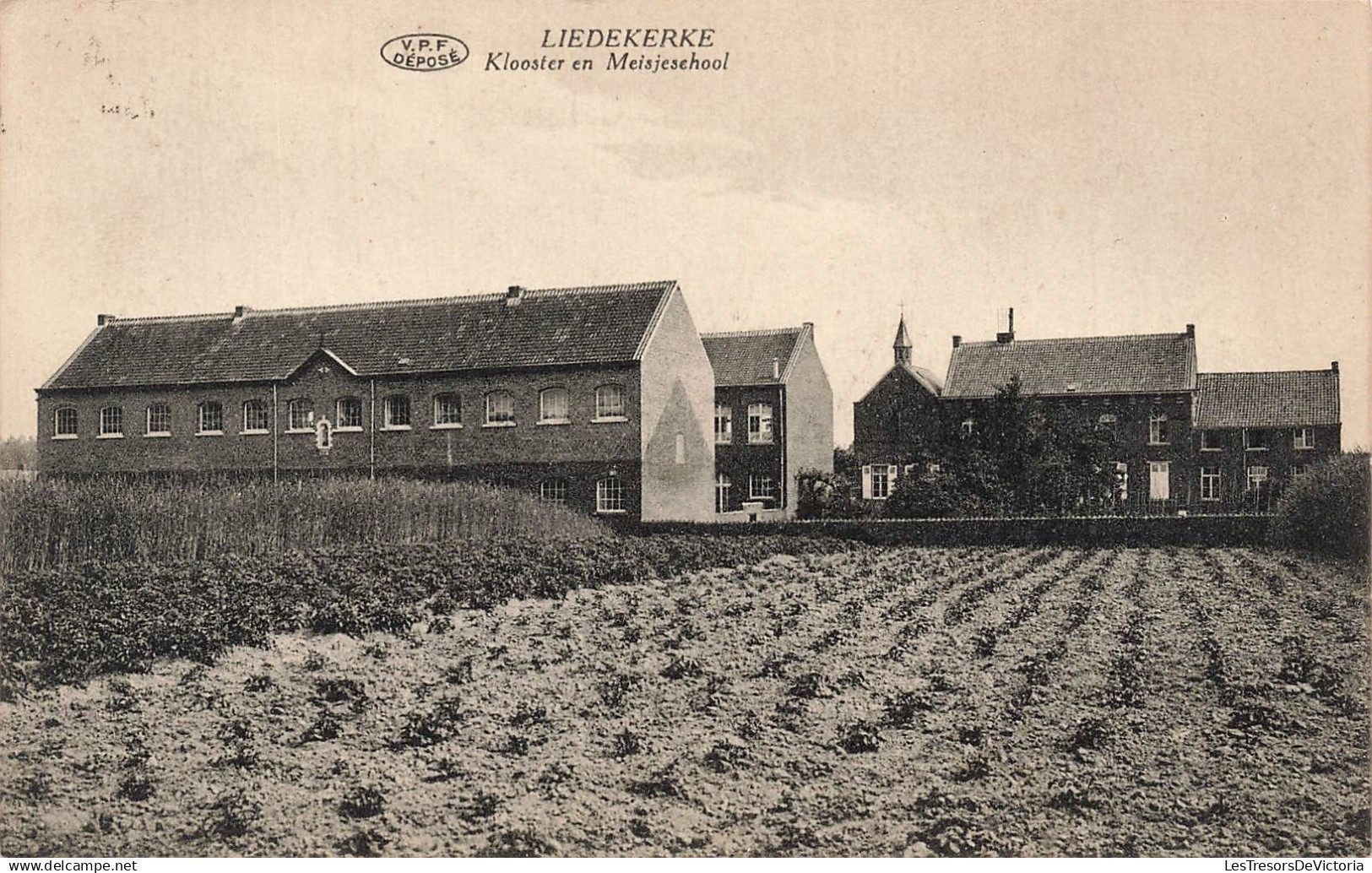BELGIQUE - Liedekerke - Klooster en Meisjeschool - école - institut - potager - Carte Postale Ancienne
