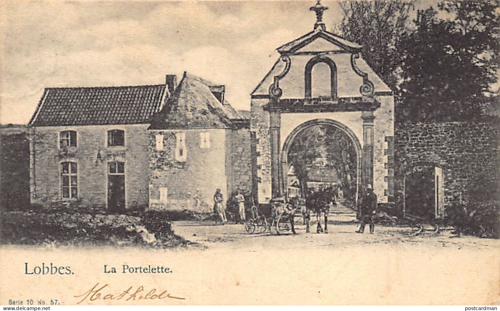 Belgique - LOBBES (Hainaut) La Portelette - Ed. Nels Série 10 N. 57