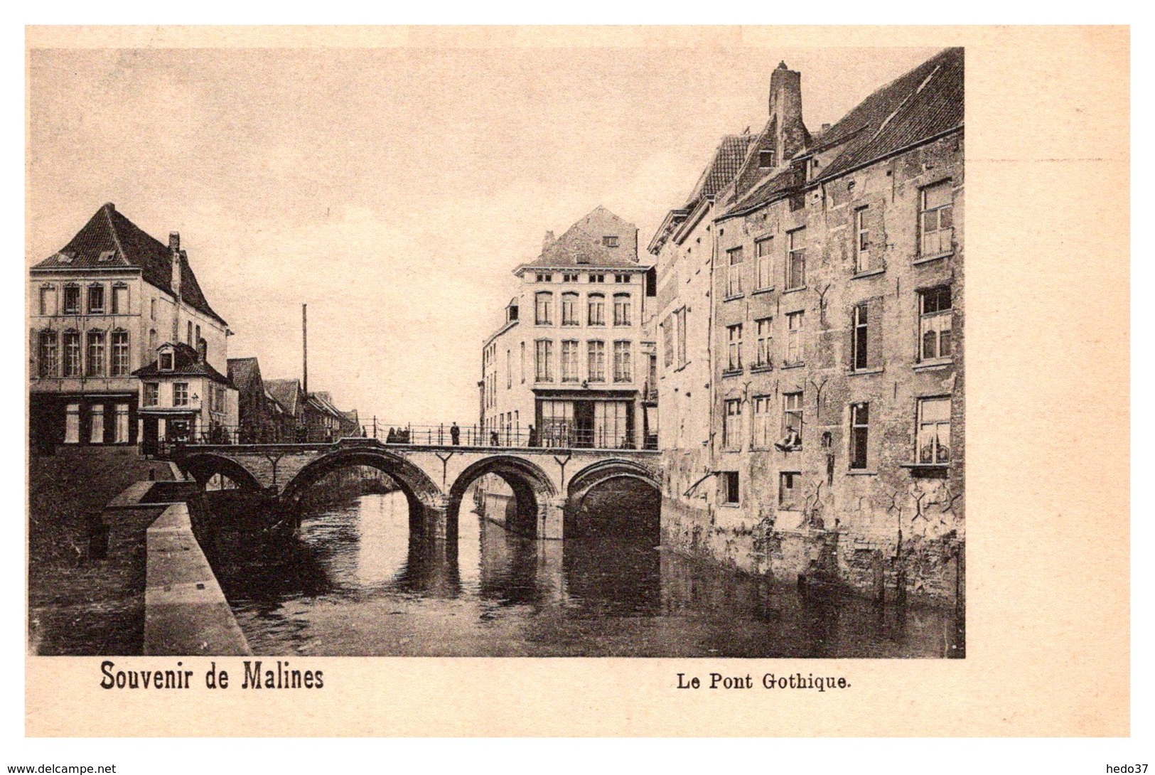 Belgique - Malines - Le Pont Gothique