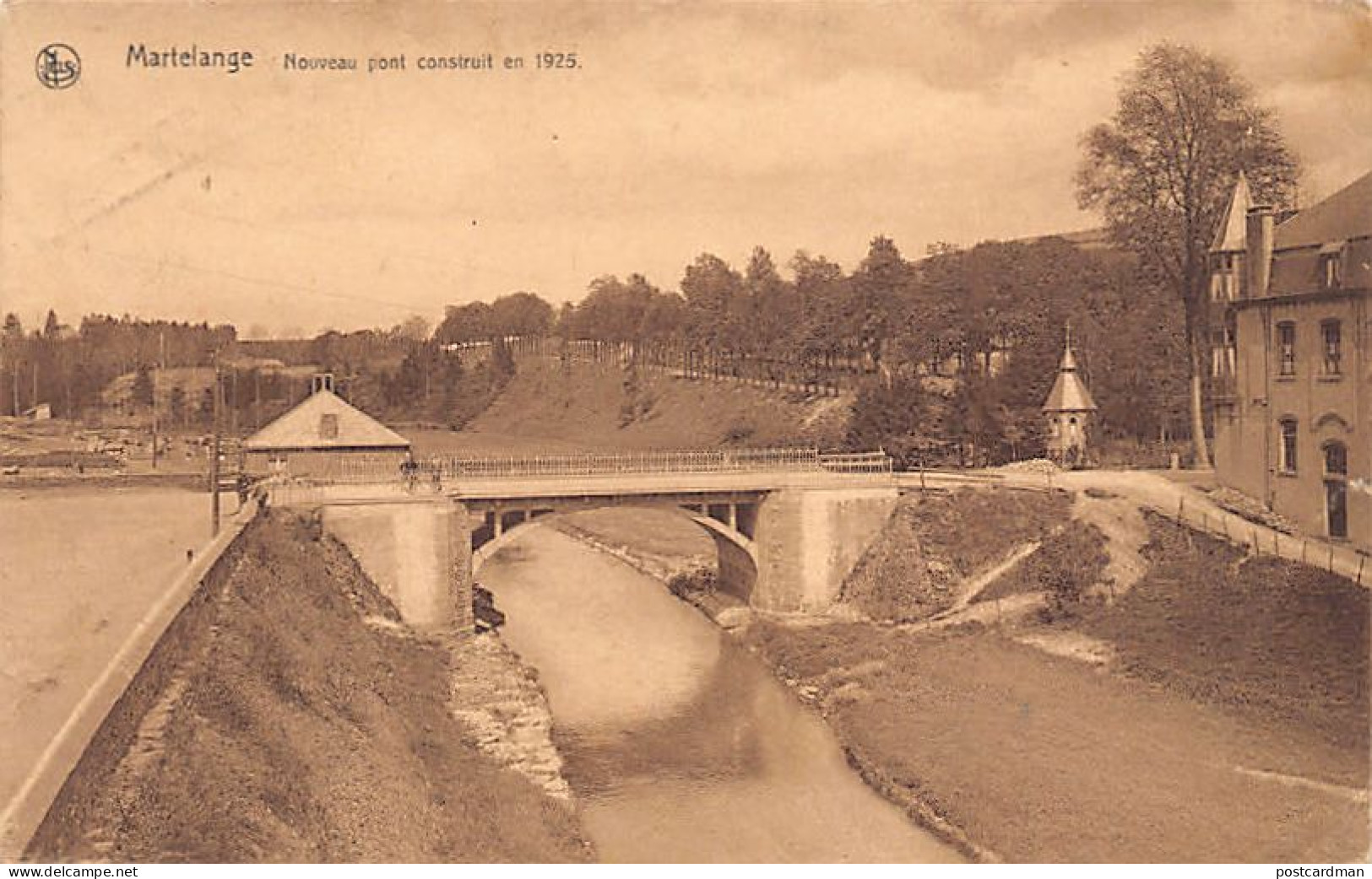 Belgique - MARTELANGE (Lux.) Nouveau pont construit en 1925