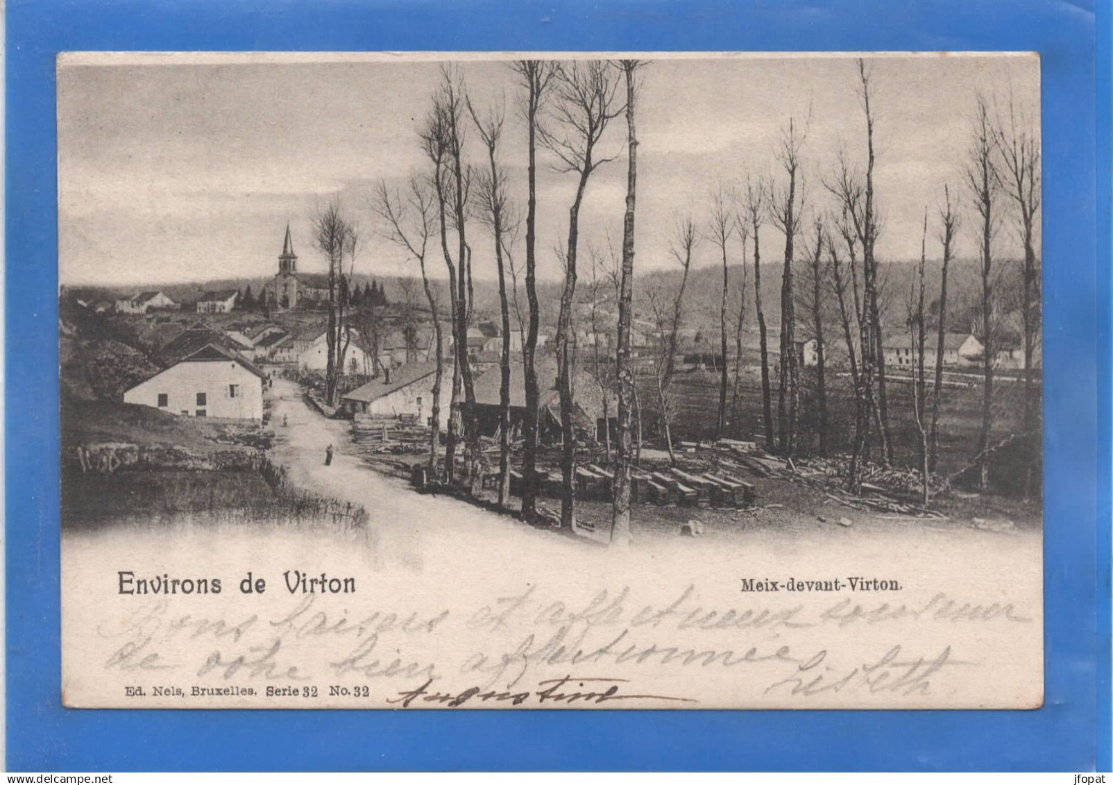 BELGIQUE - MEIX DEVANT VIRTON Entrée, pionnière (LISEZ mes conditions d'offre inférieure)