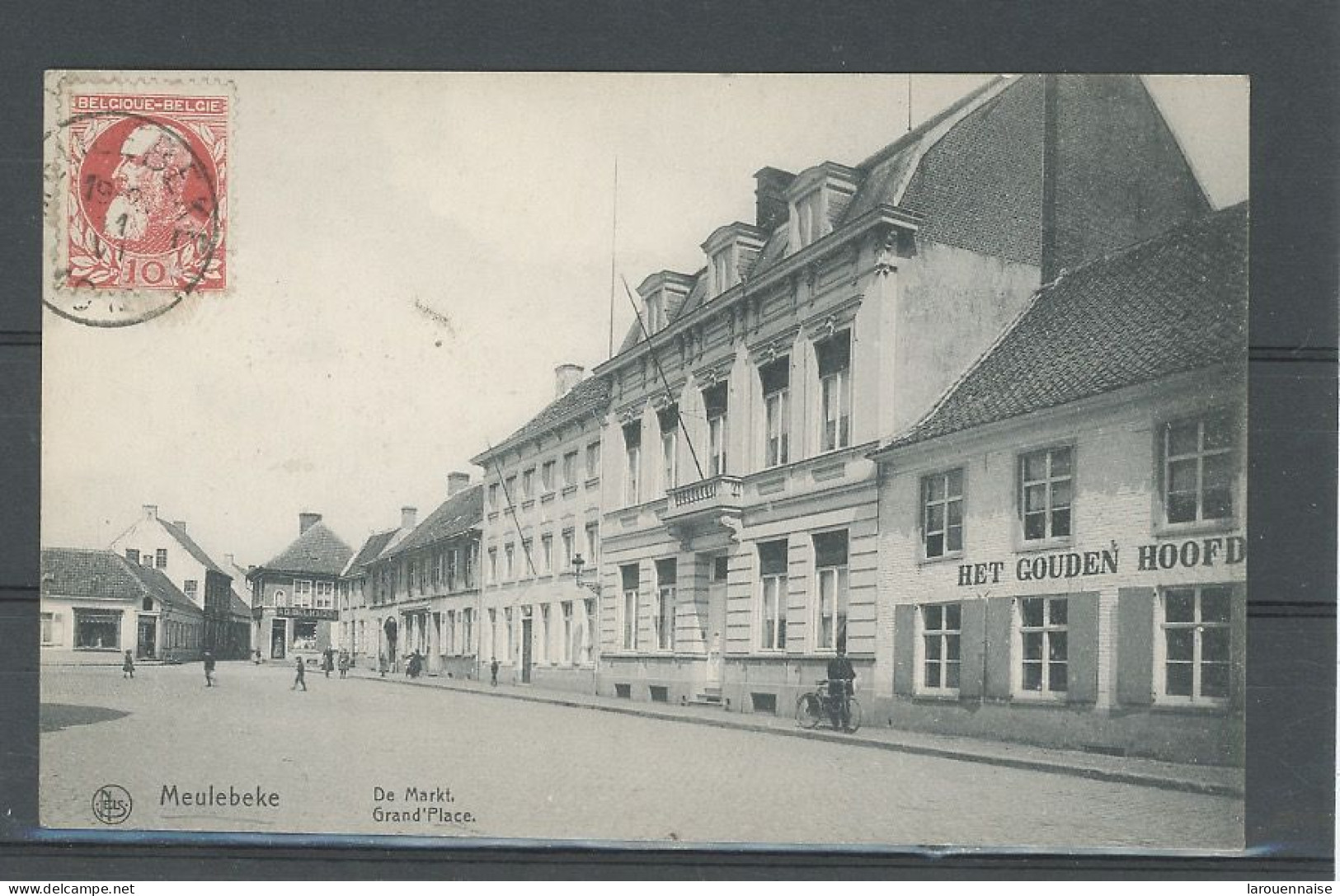 BELGIQUE -MEULEBEKE -GRAND'PLACE .