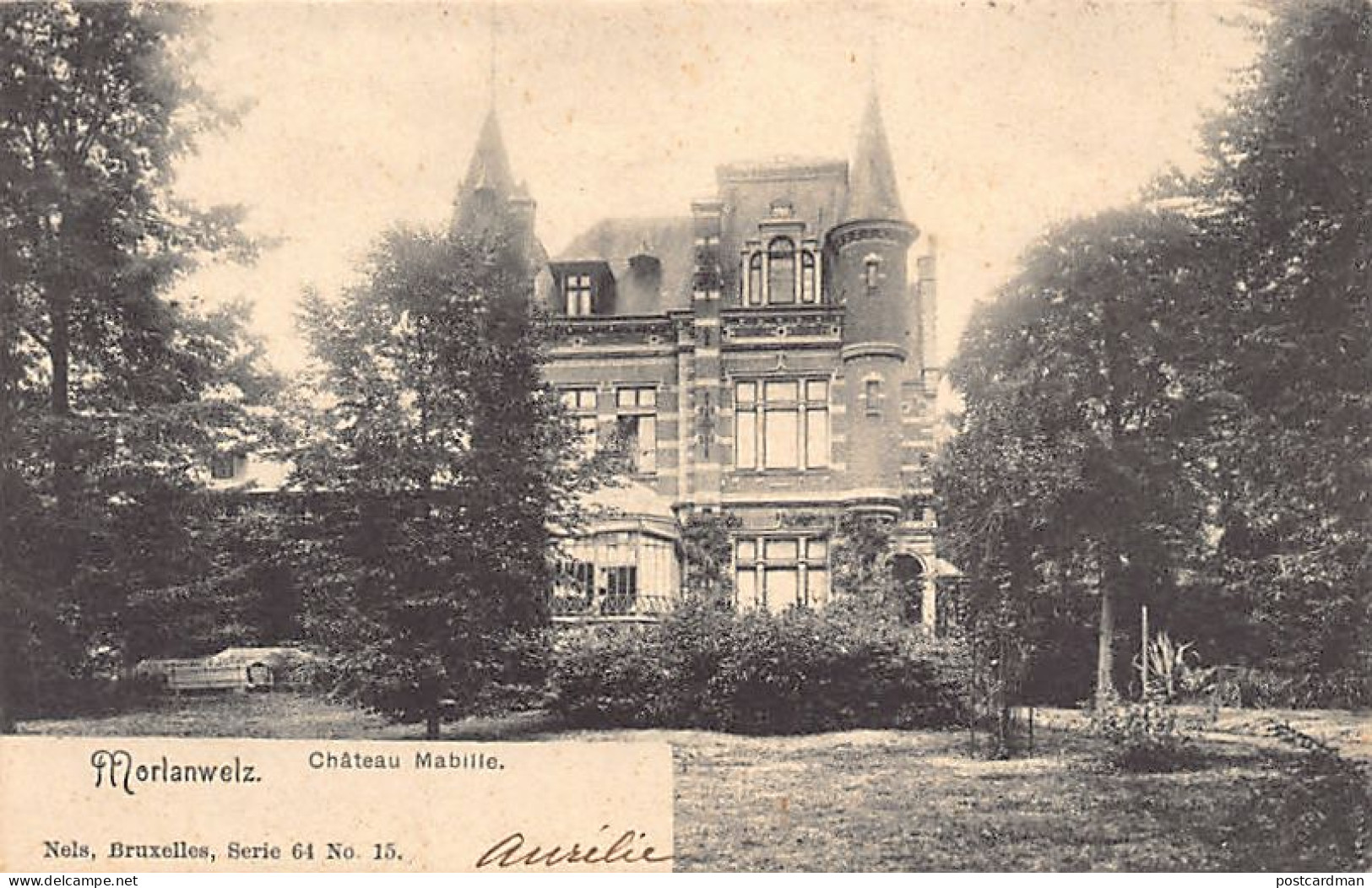 Belgique - MORLANWELZ (Hainaut) Château Mabille - Ed. Nels Série 64 N. 15