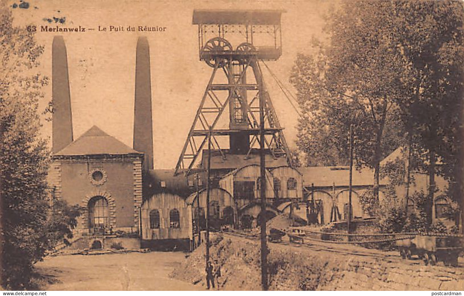 Belgique - MORLANWELZ (Hainaut) Le puits du Réunior