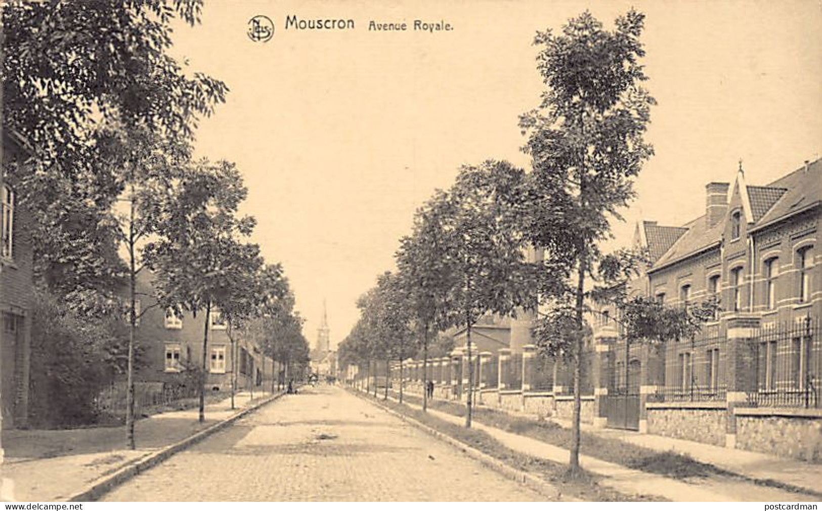 Belgique - MOUSCRON (Hainaut) Avenue Royale