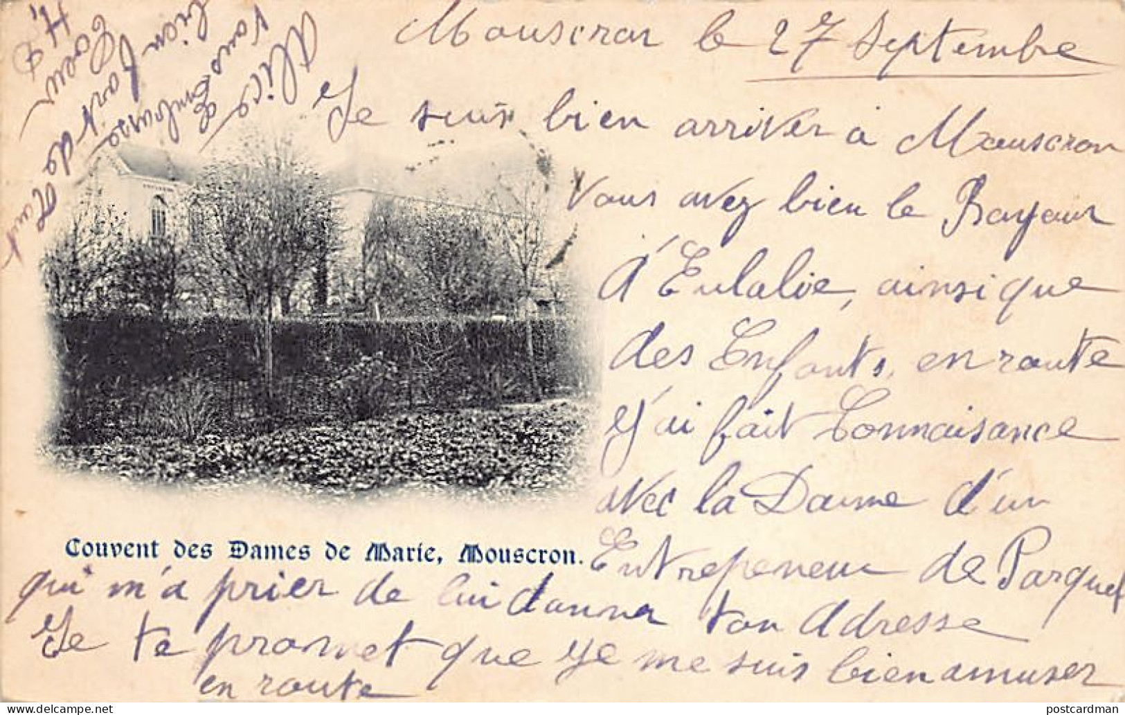 Belgique - MOUSCRON (Hainaut) Couvent des Dames de Marie