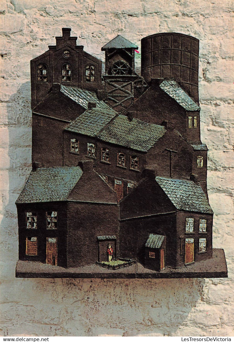 BELGIQUE - Nodebais - Fermes d Agbiermont - Petit jardin - Céramique de Max van der Linden - Nels - Carte postale