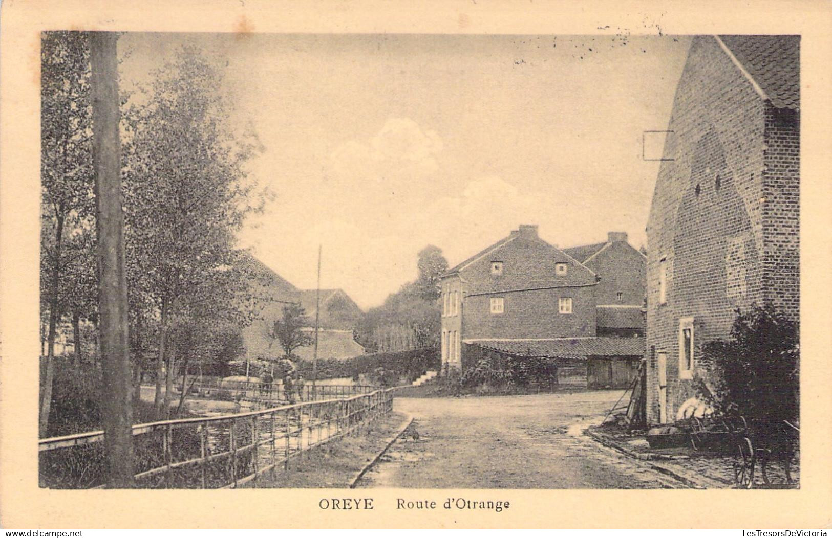 BELGIQUE - OREYE - Route d'Otrange - Carte Postale Ancienne