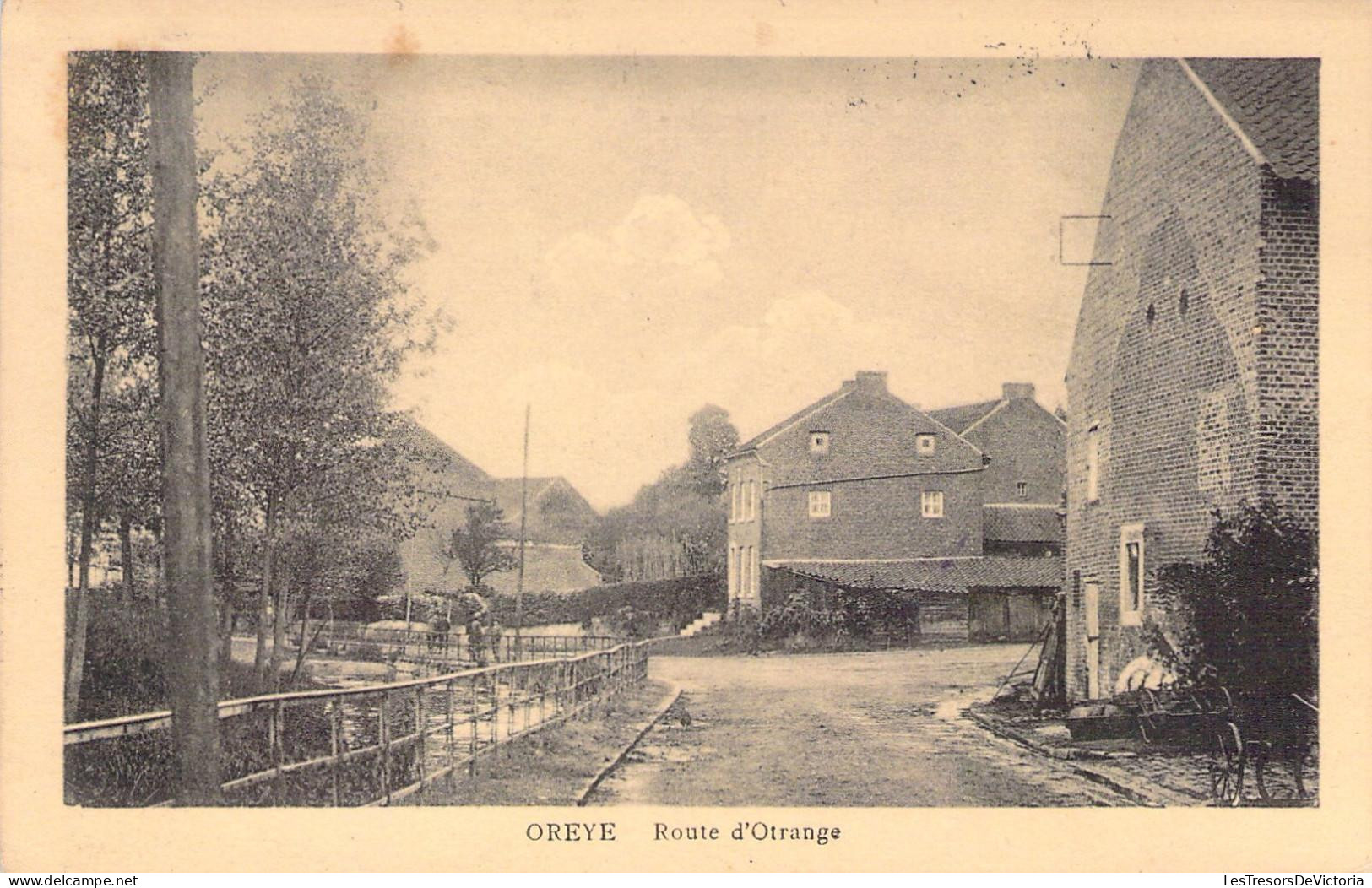 BELGIQUE - OREYE - Route dOtrange - Carte Postale Ancienne
