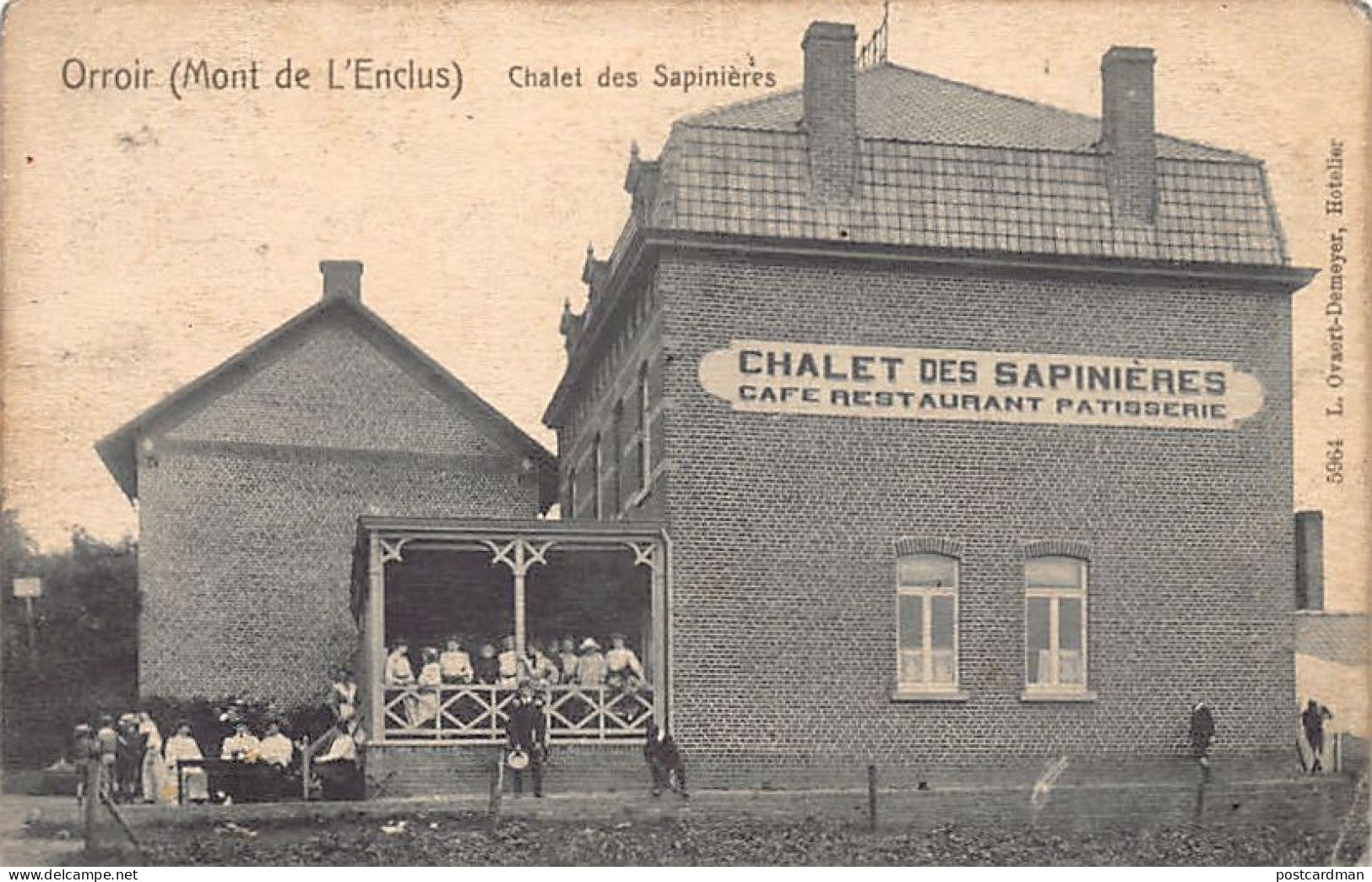 Belgique - ORROIR Mont de l'Enclus (Hainaut) Chalet des Sapinières