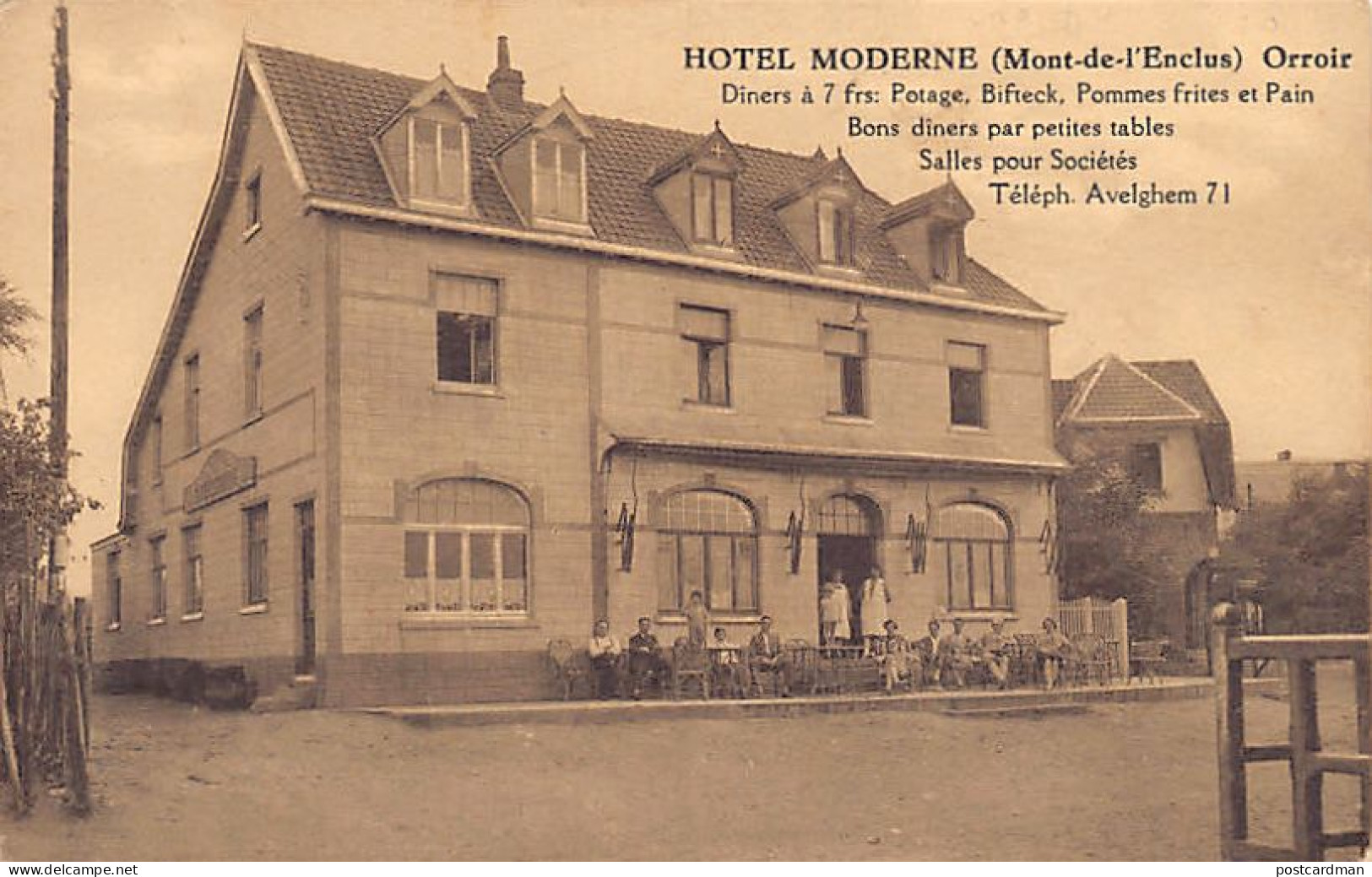 Belgique - ORROIR Mont de l'Enclus (Hainaut) Hôtel Moderne