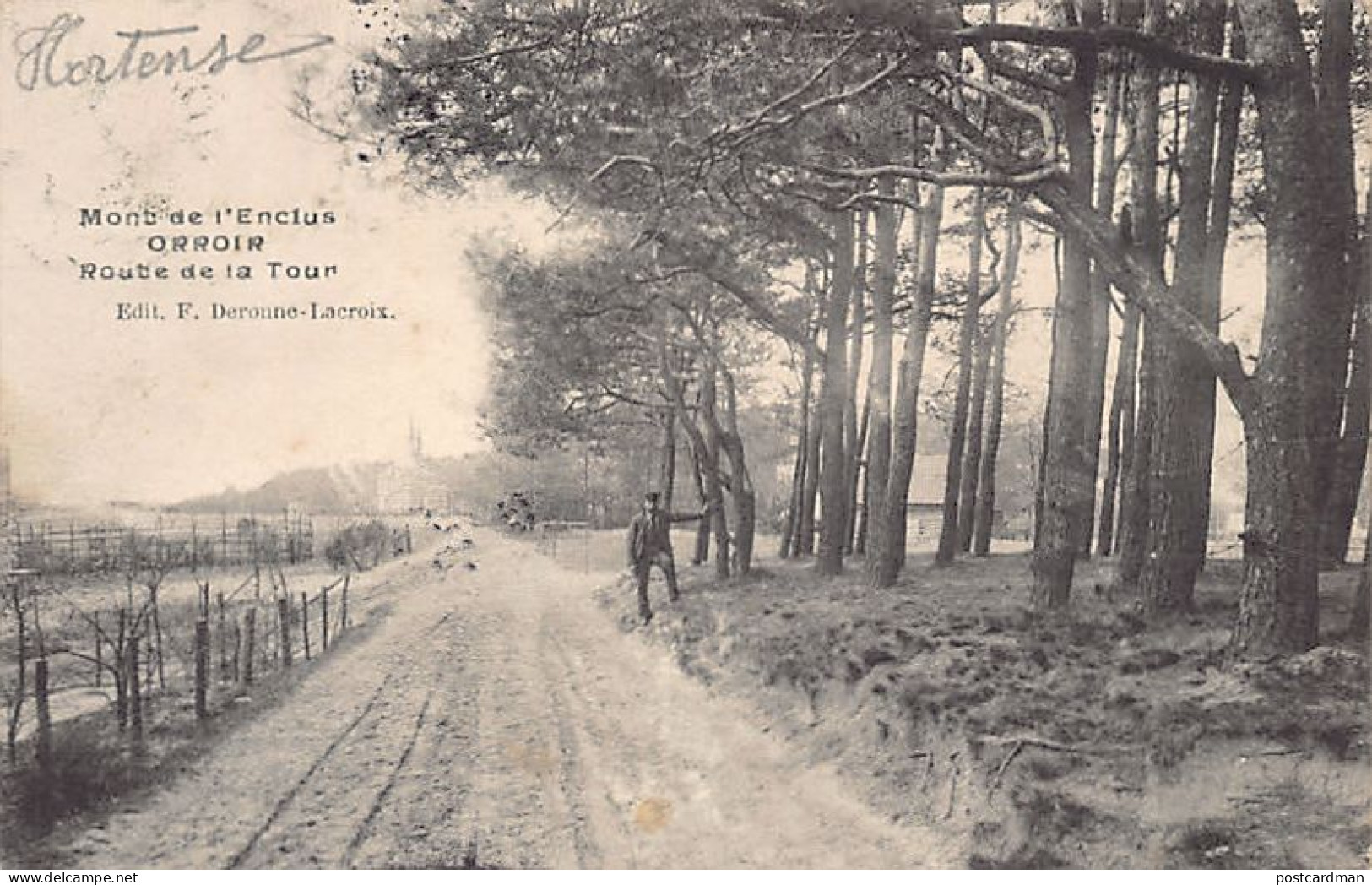 Belgique - ORROIR Mont de l'Enclus (Hainaut) Route de la Tour