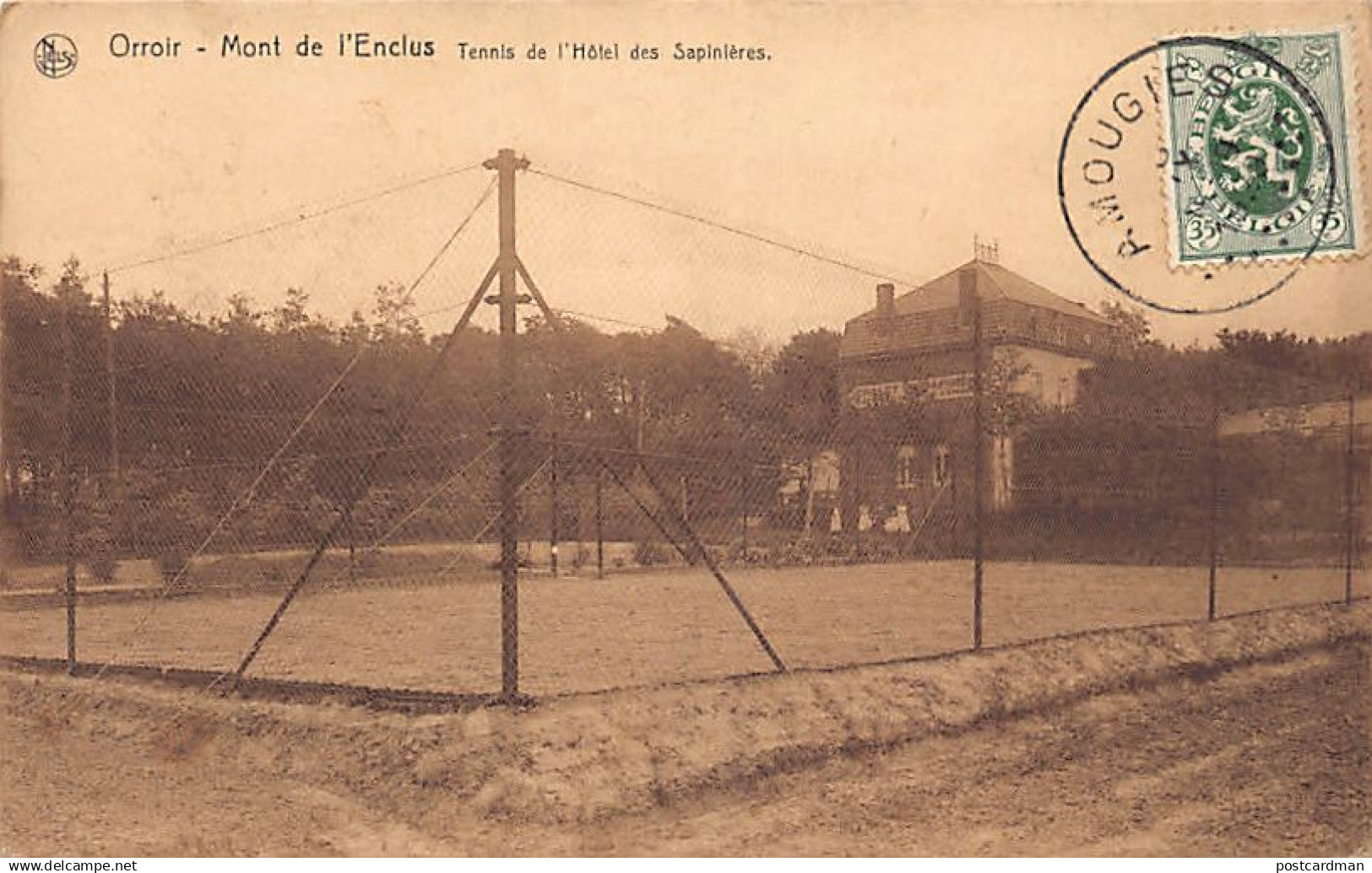 Belgique - ORROIR Mont-de-l'Enclus - Tennis de l'Hôtel des Sapinières