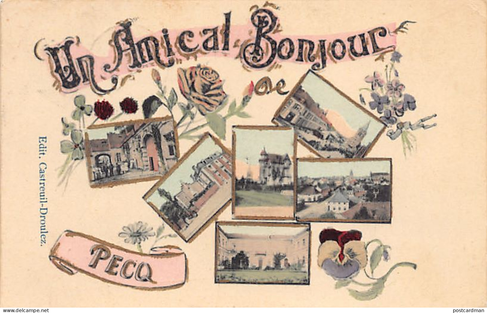 Belgique - PECQ (Hainaut) Un amical Bonjour de...
