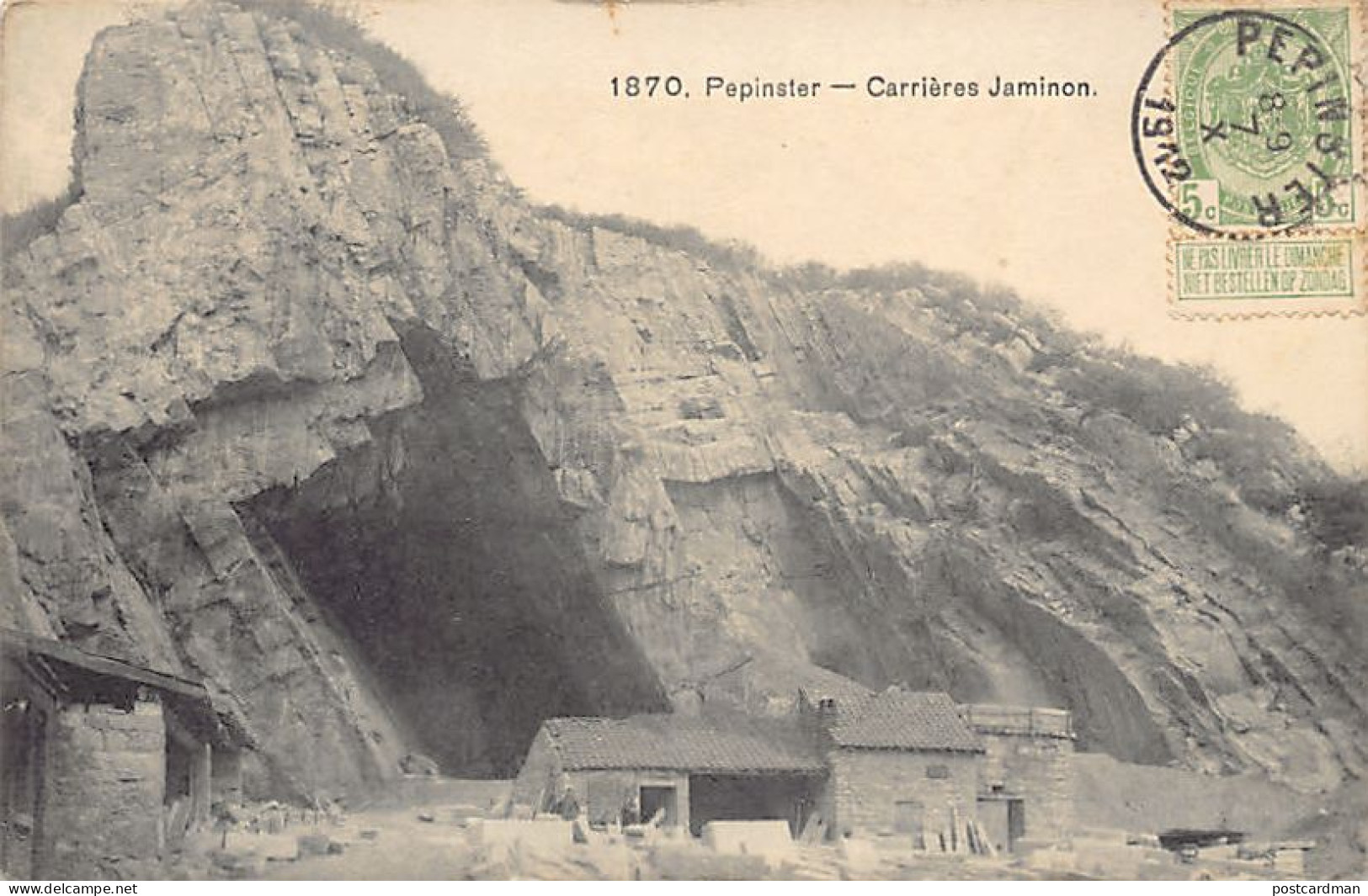 Belgique - PEPINSTER (Liège) Carrière Jaminon - Ed. inconnu 1870