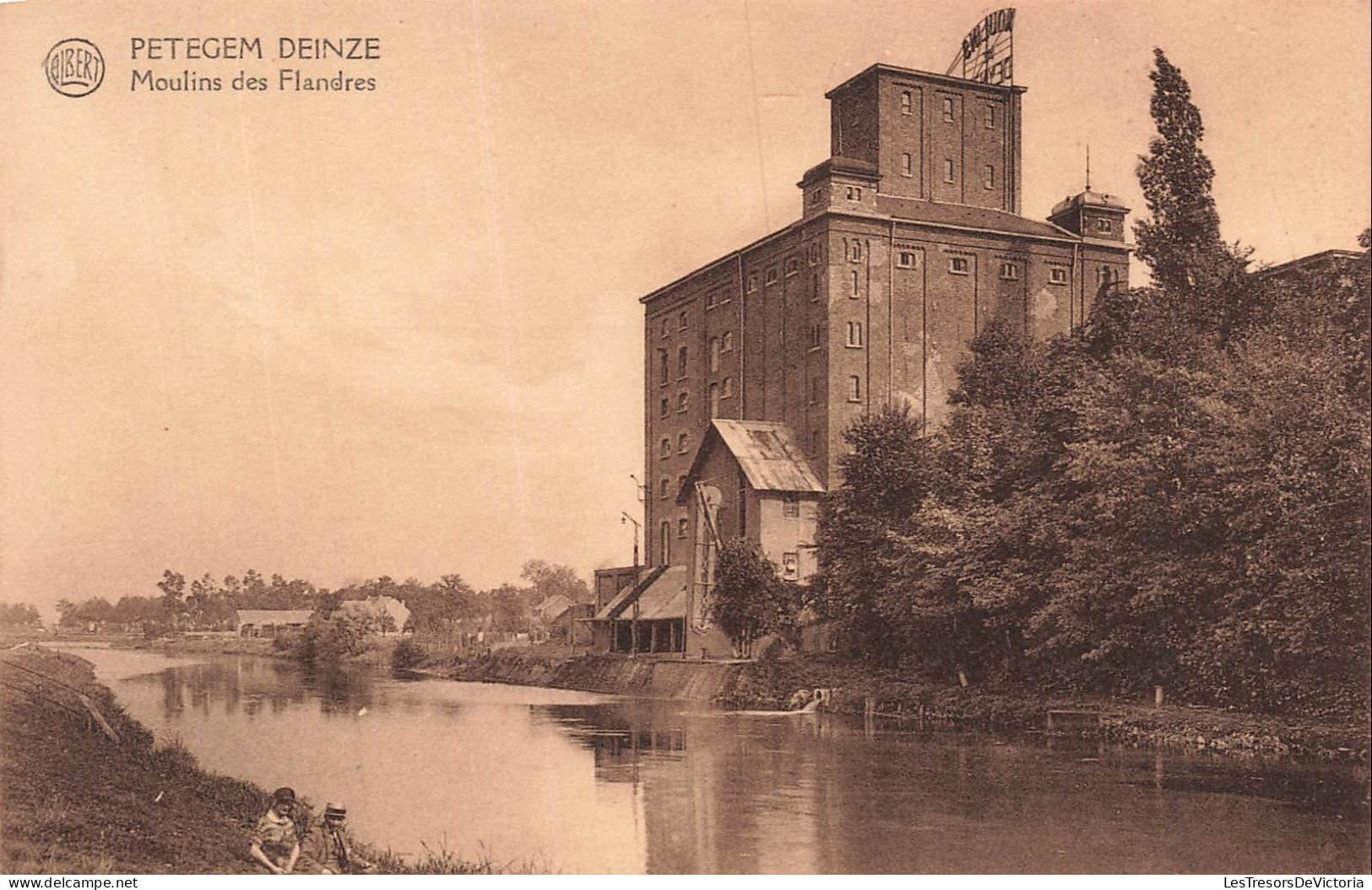 BELGIQUE - petegem deinze - moulins des flandres - albert edition - CPA