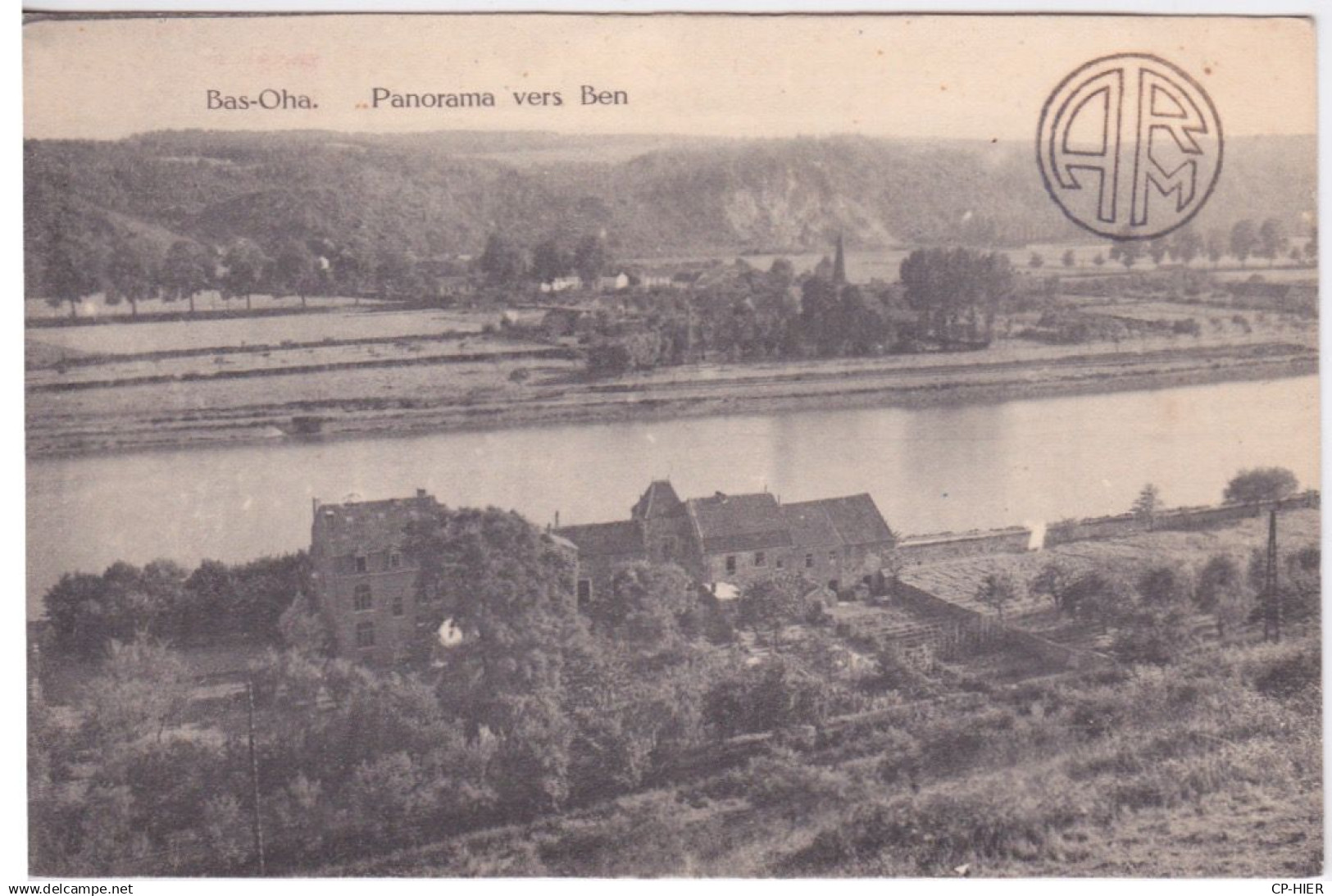 BELGIQUE - PRES DE LIEGE - BAS-OHA - WANZE - PANORAMA VERS BEN - UNE VUE DE LA MEUSE