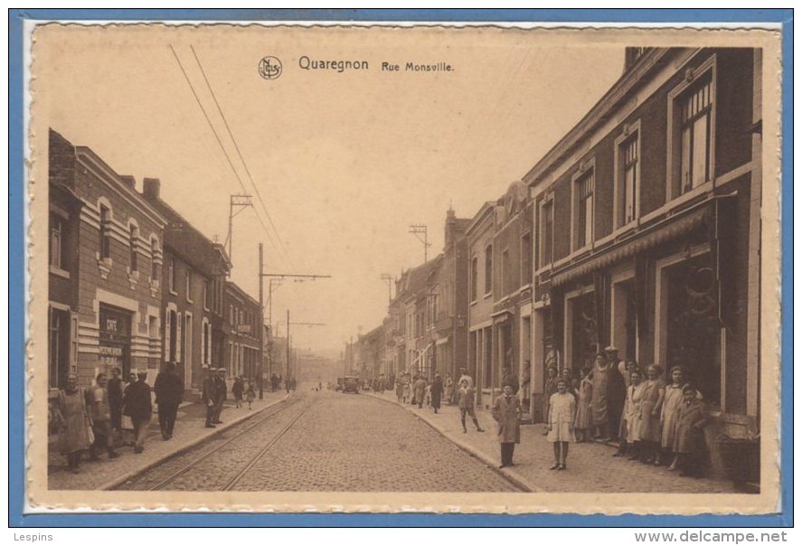 BELGIQUE --  QUAREGNON --  Rue Monsville