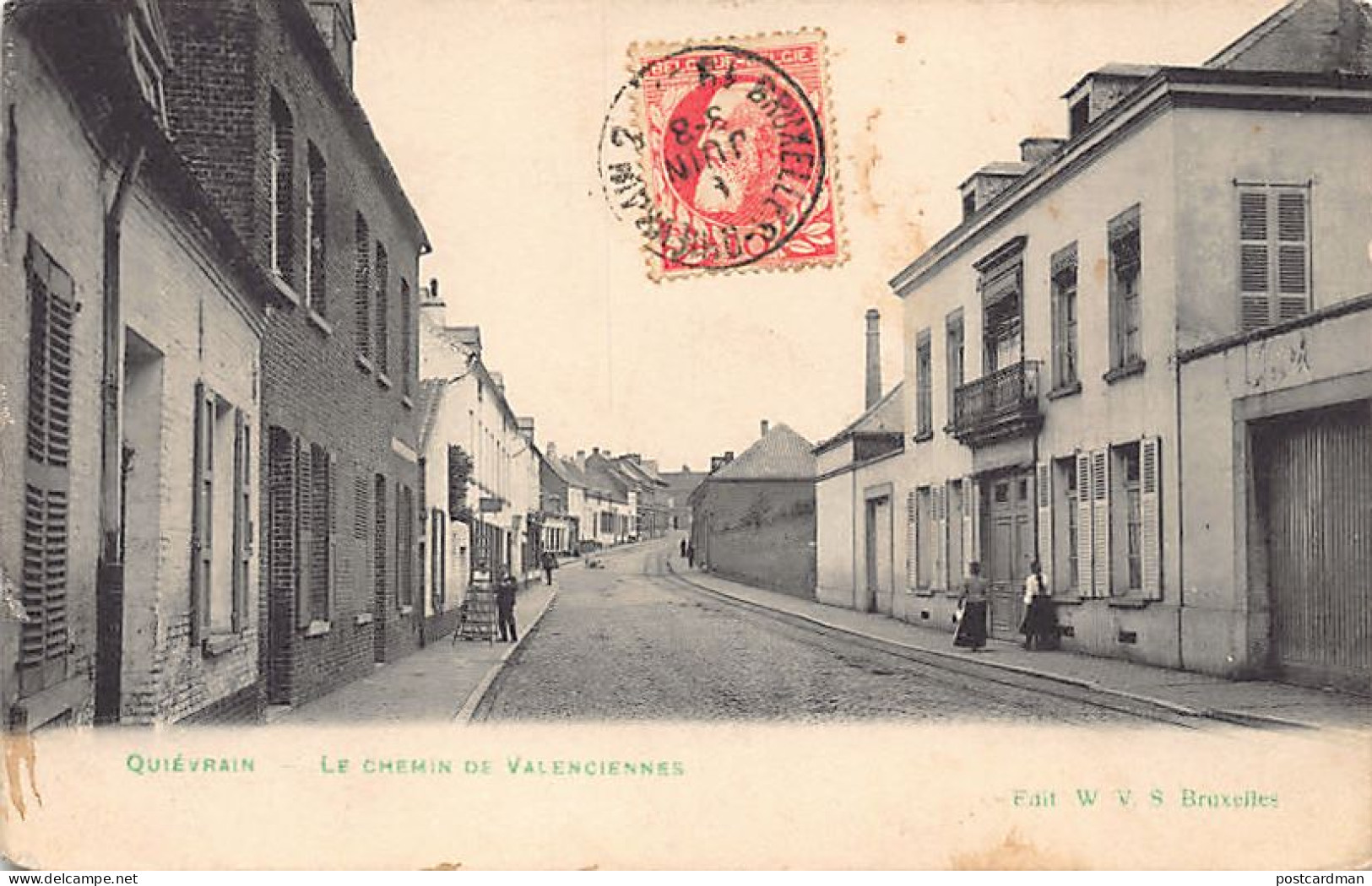 Belgique - QUIÉVRAIN (Hainaut) Le chemin de Valenciennes