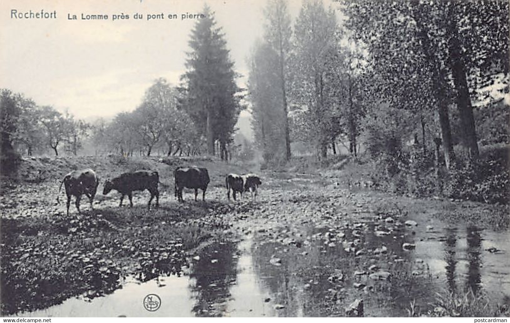 Belgique - ROCHEFORT (Namur) La Lomme près du pont en pierre