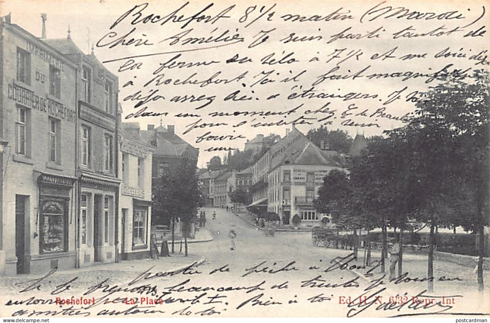 Belgique - ROCHEFORT (Namur) La place