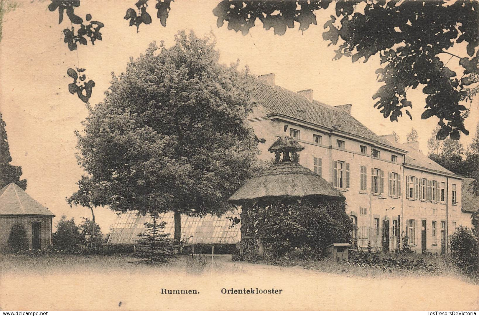 BELGIQUE - Rummen - Orienteklooster - Monastère - Châlet - religion - Fot Drukkerij - obl 1923 - Carte Postale Ancienne