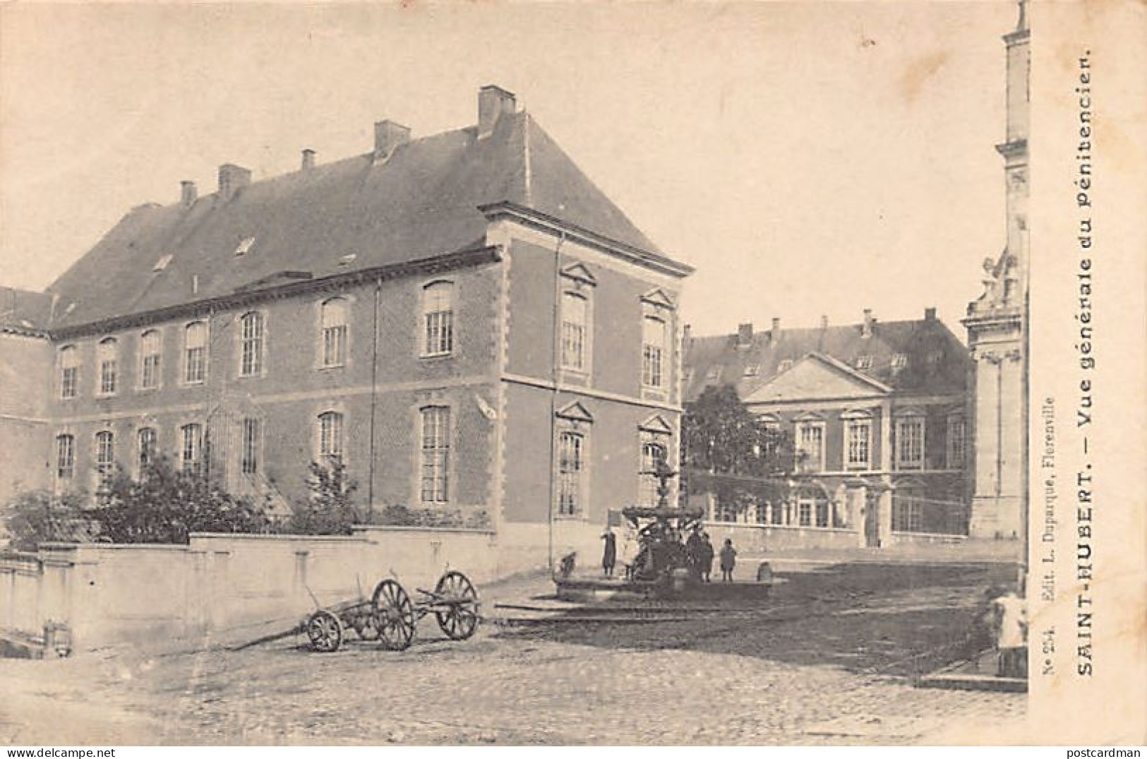 Belgique - SAINT-HUBERT (Lux.) Vue générale du pénitencier