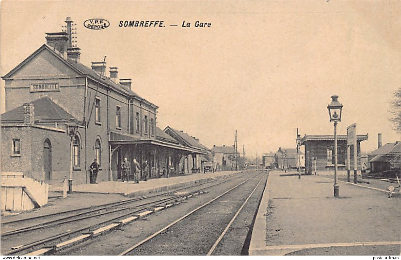 Belgique - SOMBREFFE (Namur) La gare