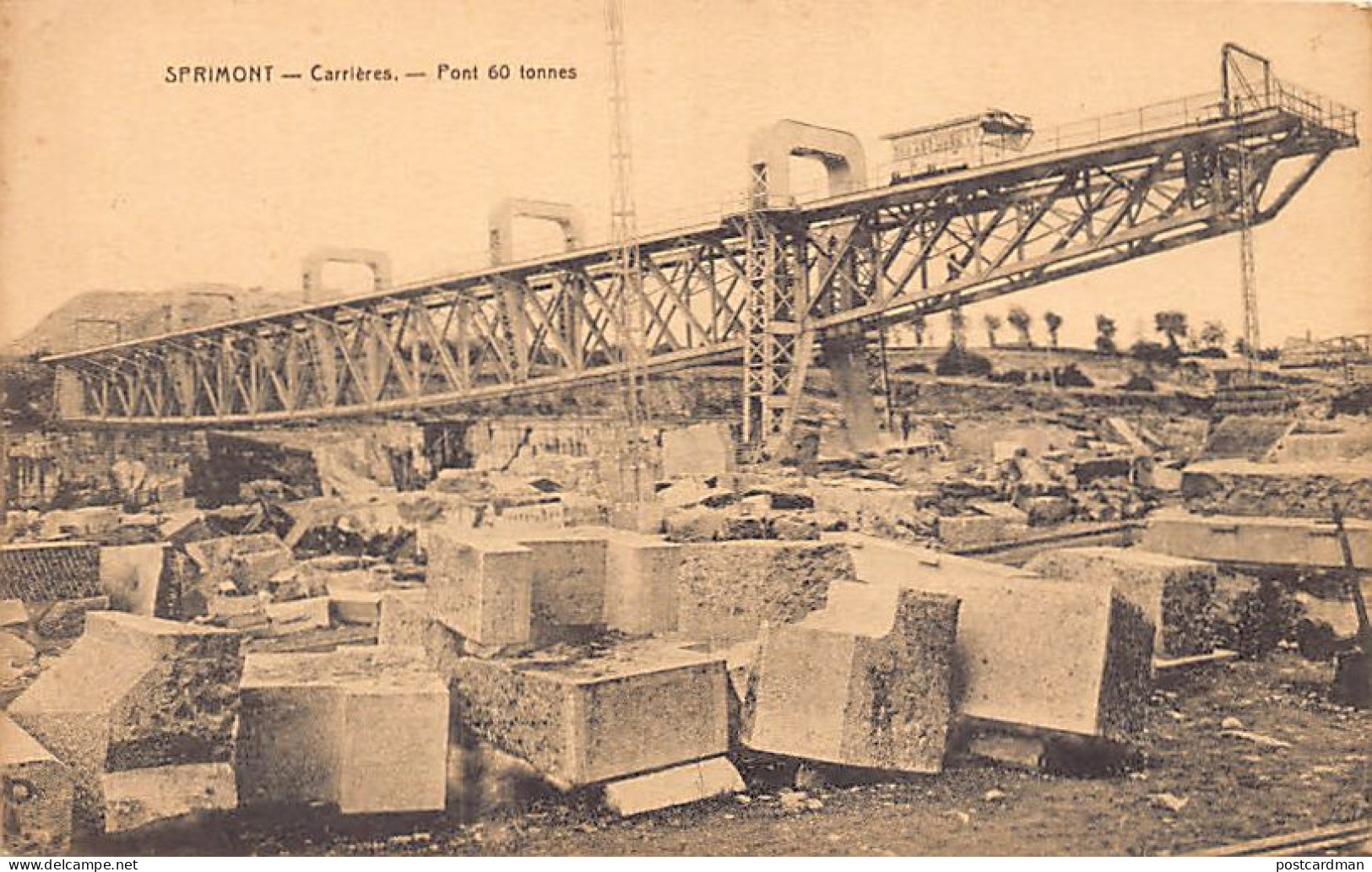 Belgique - SPRIMONT (Liège) Carrières - Pont 60 tonnes