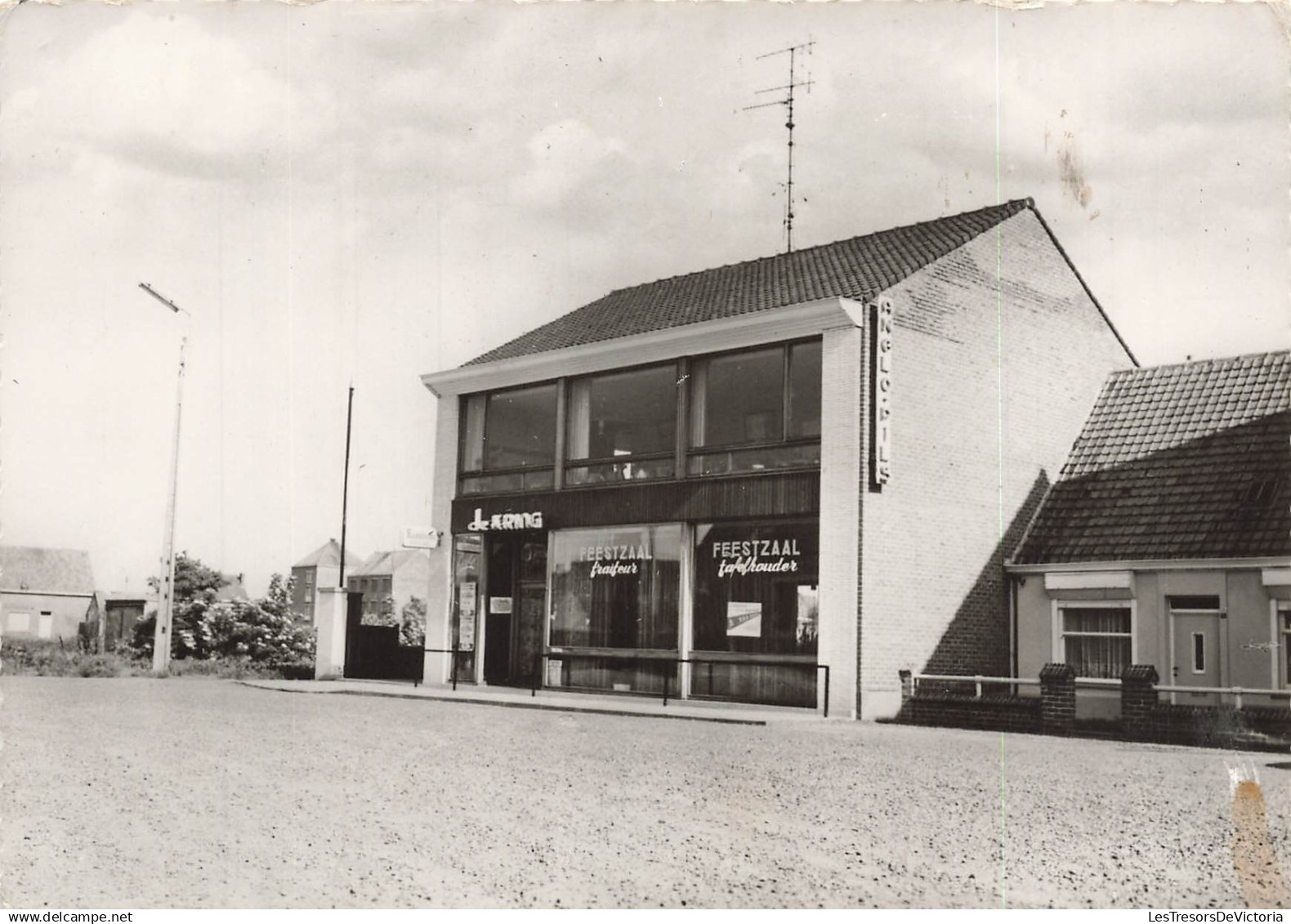 BELGIQUE - St Eloois Winkel - Feestzaal - De Kring - commerce - Edit Fotokaarten - Carte Postale Ancienne