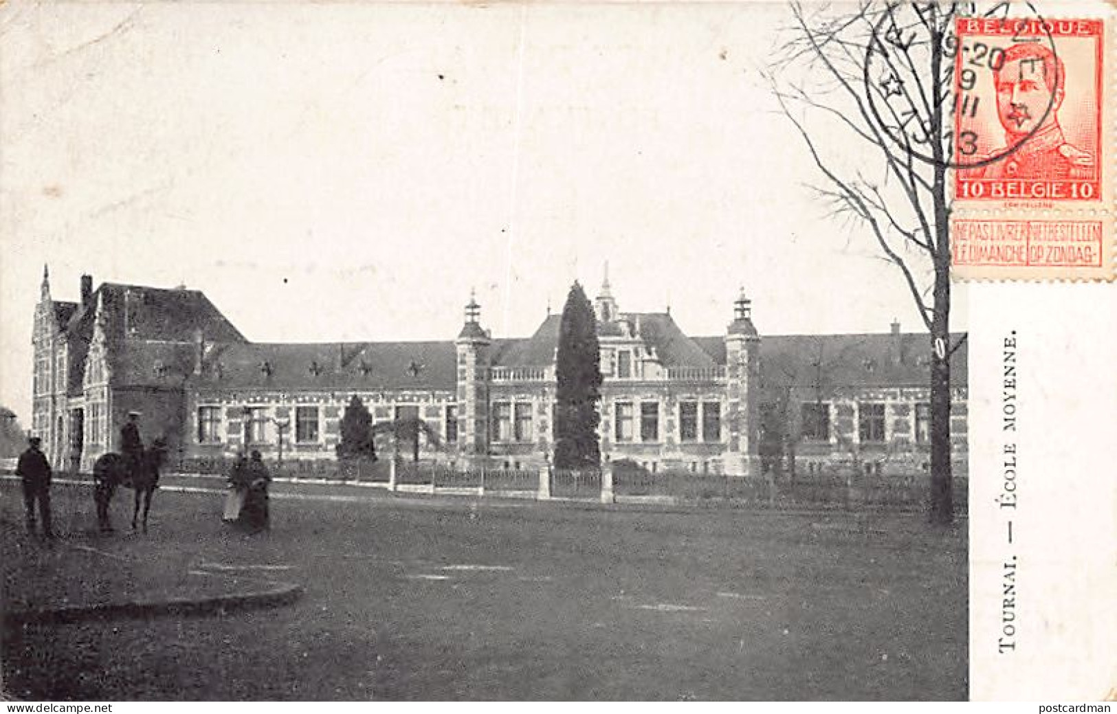 Belgique - TOURNAI (Hainaut) École moyenne