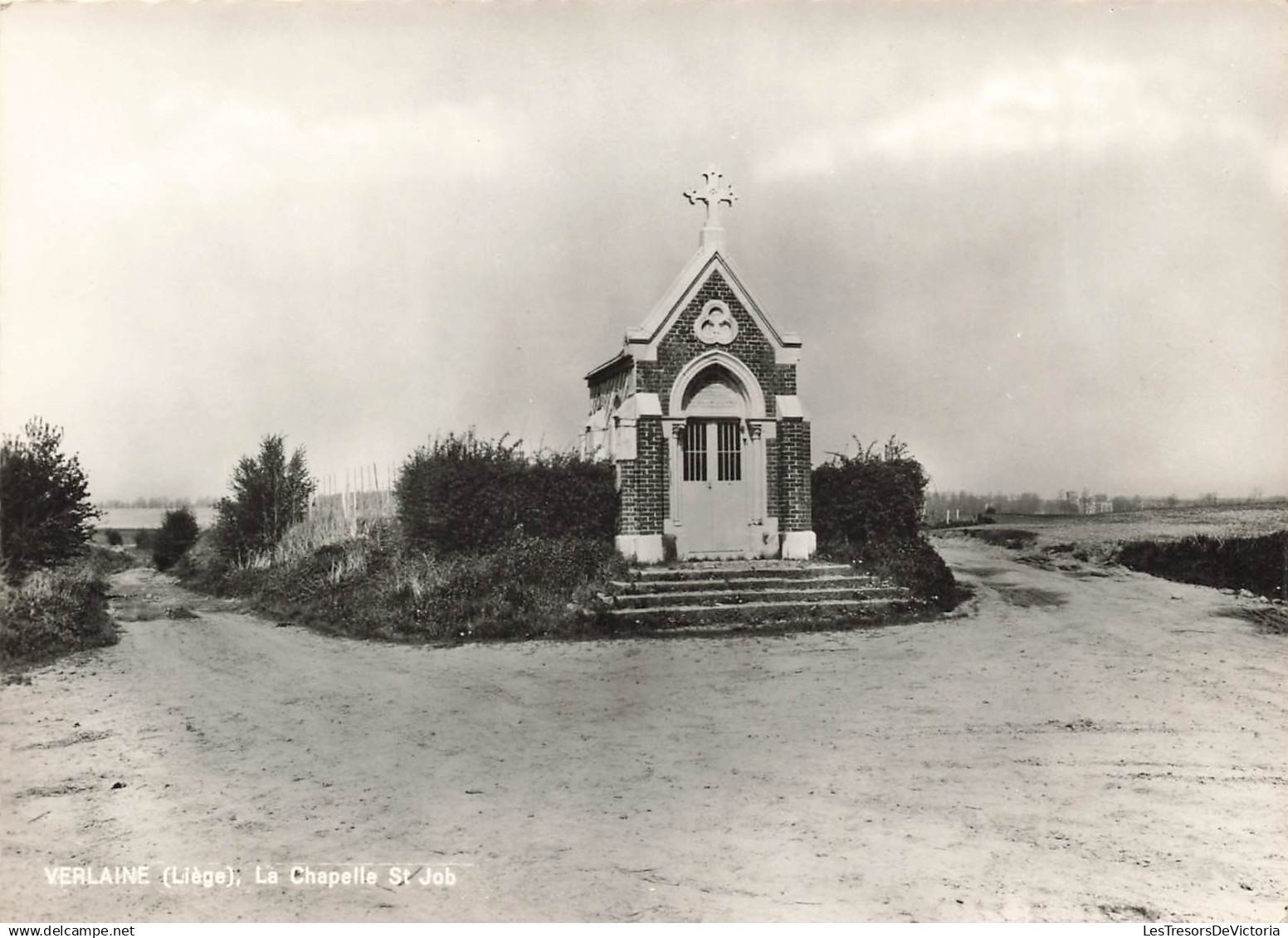 BELGIQUE -  Verlaine - Chapelle St Job - Religion - Monument - Buisson - Herbe - Mémorial - Carte Postale Ancienne