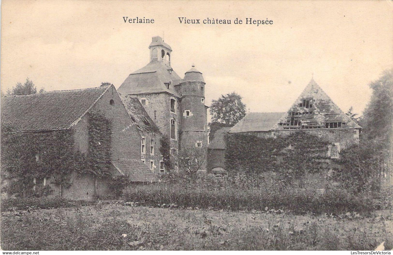 BELGIQUE - Verlaine - Vieux Château de Hepsée - Carte Postale Ancienne