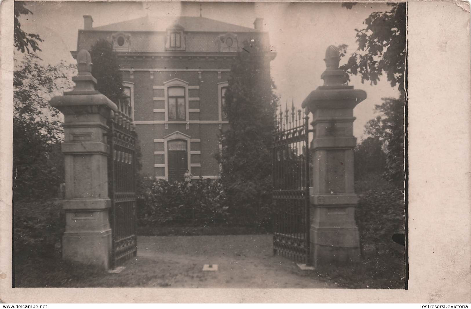 BELGIQUE - villers le bouillet - carte photo oblitérée en 1912 a villers le bouillet - carte postale ancienne -