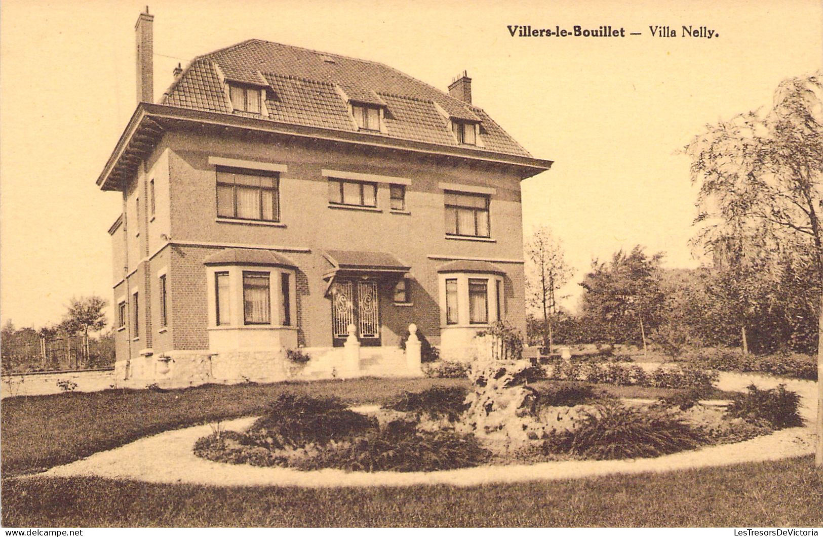 BELGIQUE - villers le bouillet - villa nelly - desaix - carte postale ancienne