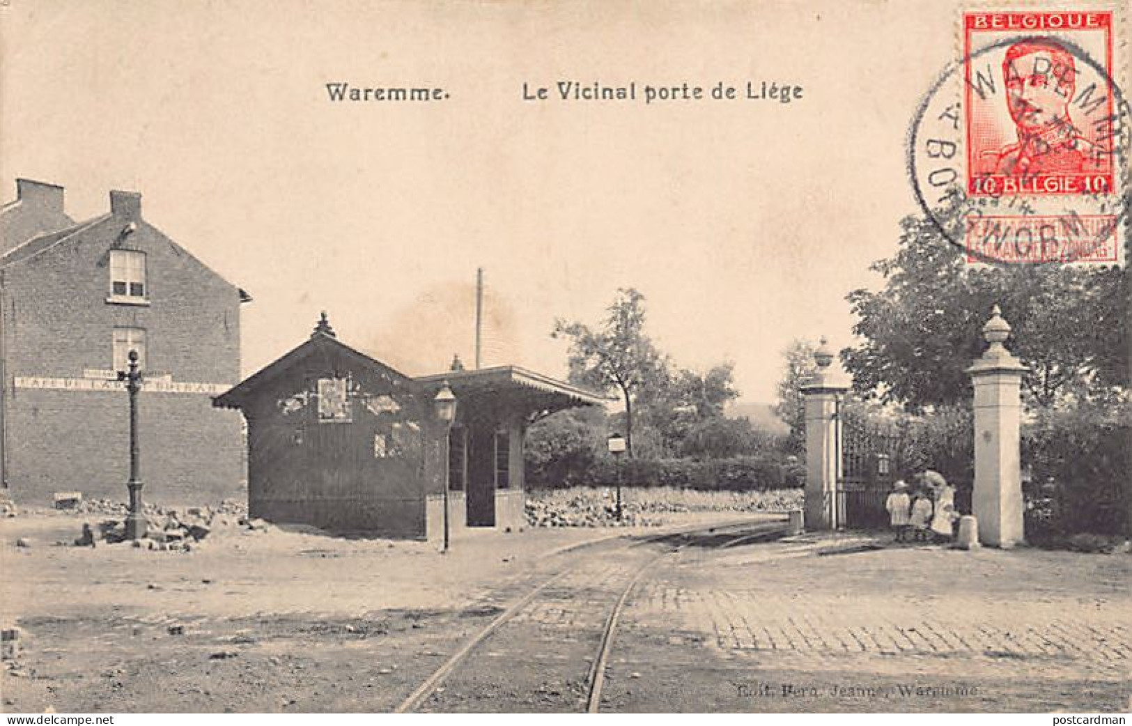 Belgique - WAREMME (Liège) Le Vicinal, porte de Liège