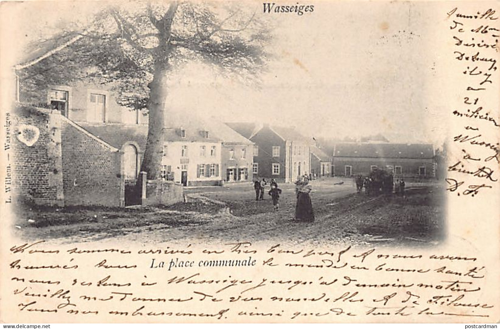 Belgique - WASSEIGES (Liège) La Place Communale