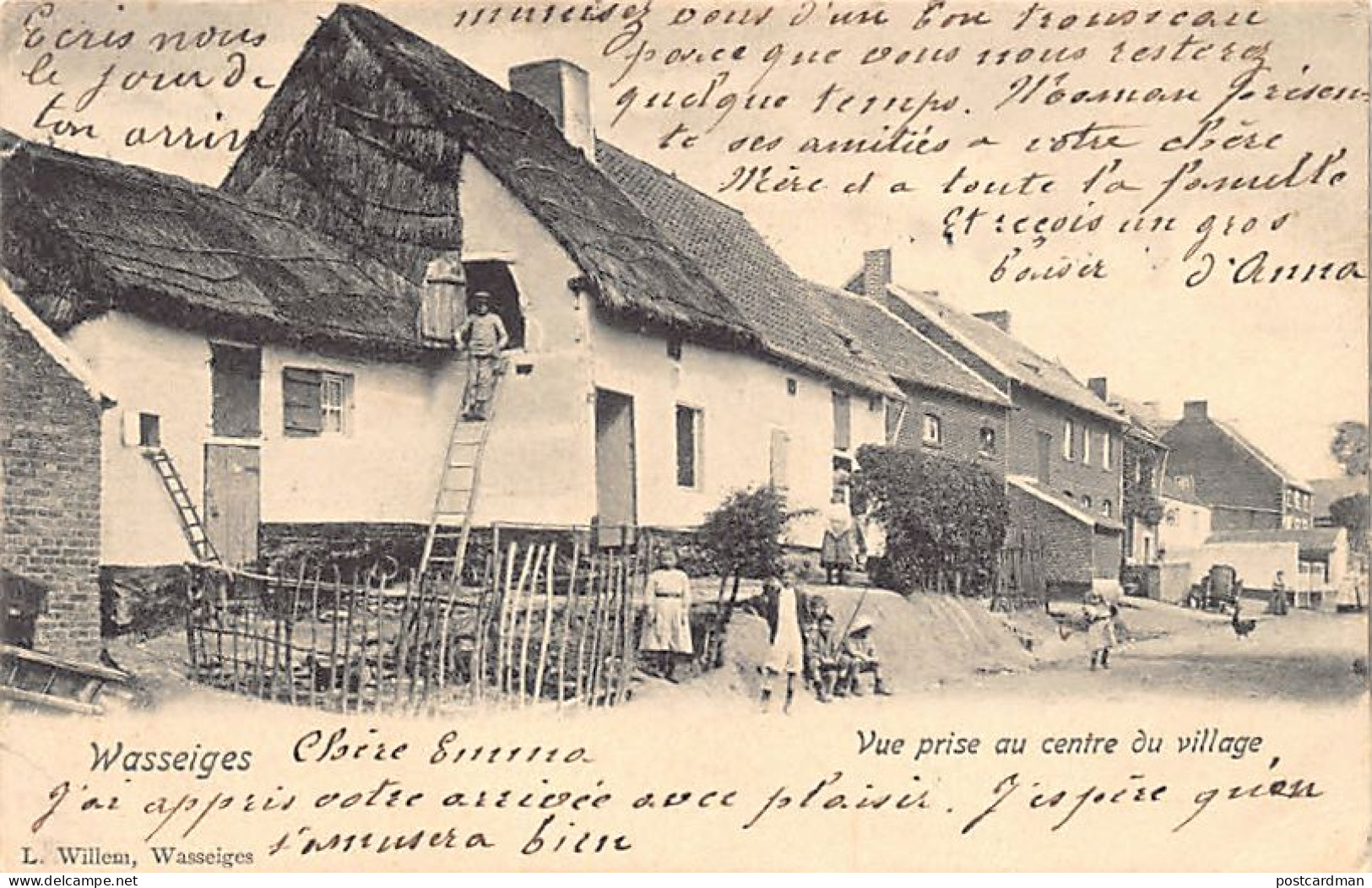 Belgique - WASSEIGES (Liège) Vue prise au centre du Village