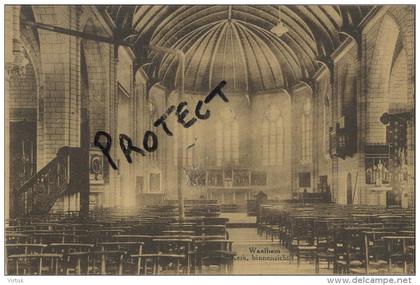 Affligem : binnenzicht der abdijkerk ( geschreven 1931 met zegel )